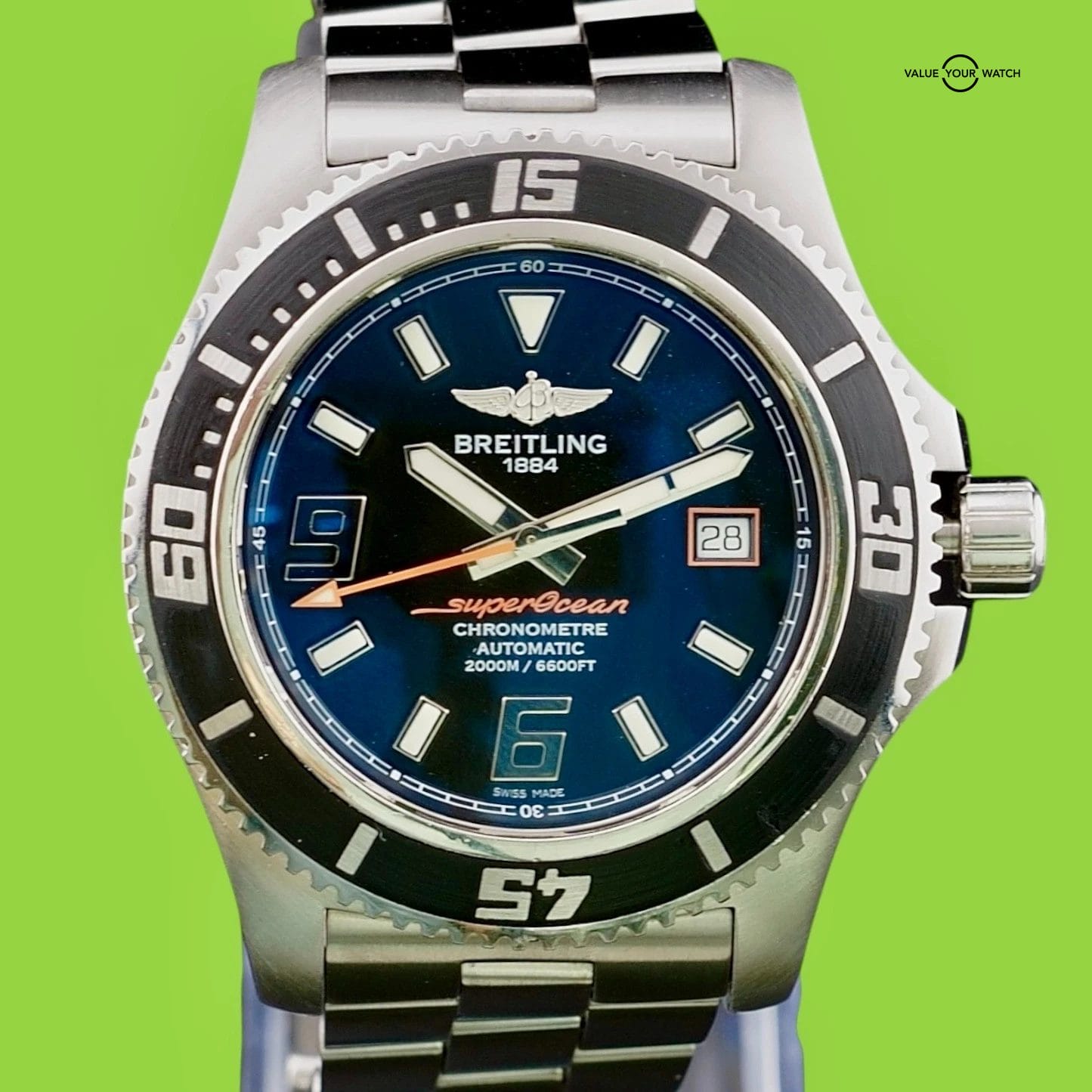 Breitling Superocean A17391 44mm 2000m – Full Set, Bracelet + Strap & Buckle