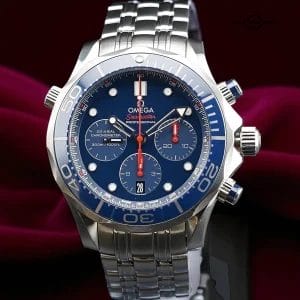 OMEGA 212.30.44.50.03.001 Seamaster Pro Chrono Automatic Wrist Flex Timepieces dot Com