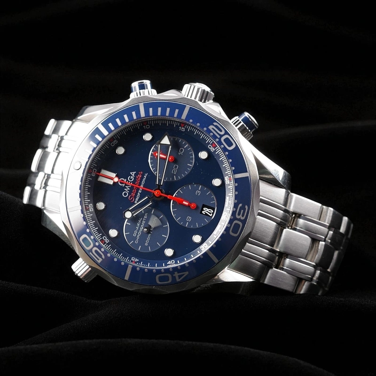 OMEGA 212.30.44.50.03.001 Seamaster Pro Chrono Automatic Wrist Flex Timepieces dot Com - Image 7