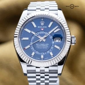 2023 Rolex Sky-Dweller Jubilee Steel White Gold 42mm Ref. 326934 – Complete Set