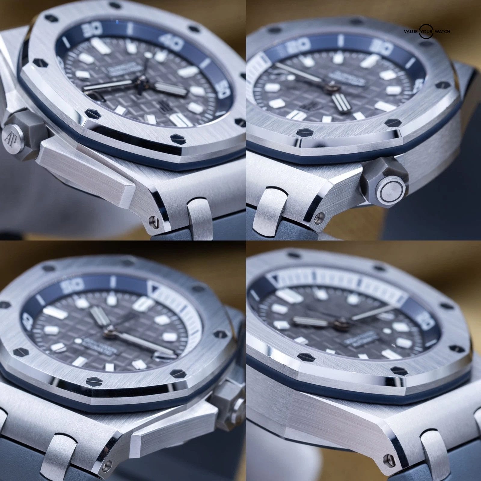 Audemars Piguet Royal Oak Offshore Diver Steel Gray Dial 42 Full Set AP 15720ST - Image 6