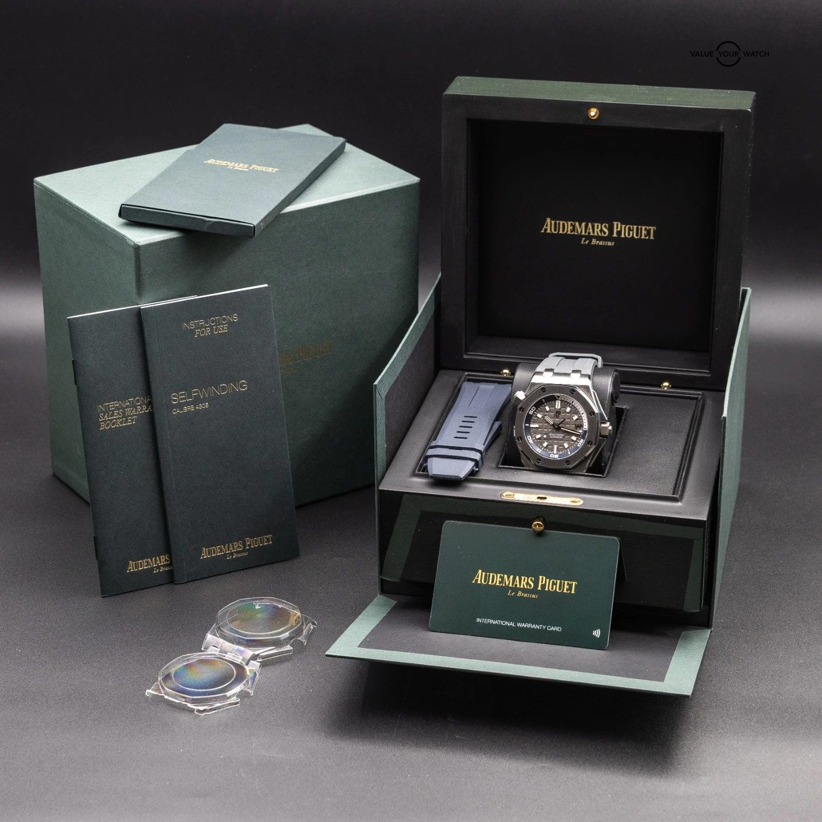 Audemars Piguet Royal Oak Offshore Diver Steel Gray Dial 42 Full Set AP 15720ST - Image 9