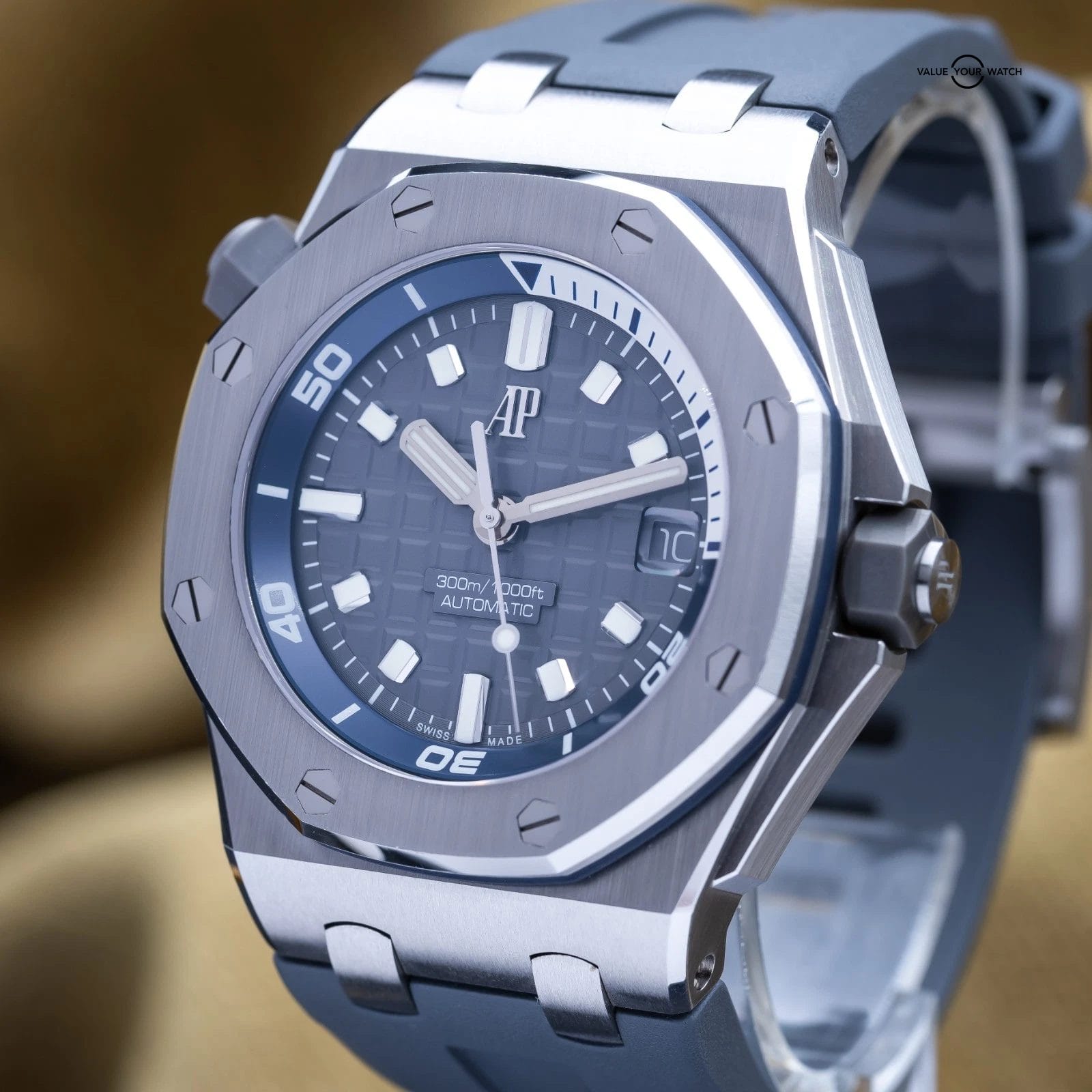 Audemars Piguet Royal Oak Offshore Diver Steel Gray Dial 42 Full Set AP 15720ST - Image 13