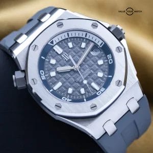 Audemars Piguet Royal Oak Offshore Diver Steel Gray Dial 42 Full Set AP 15720ST