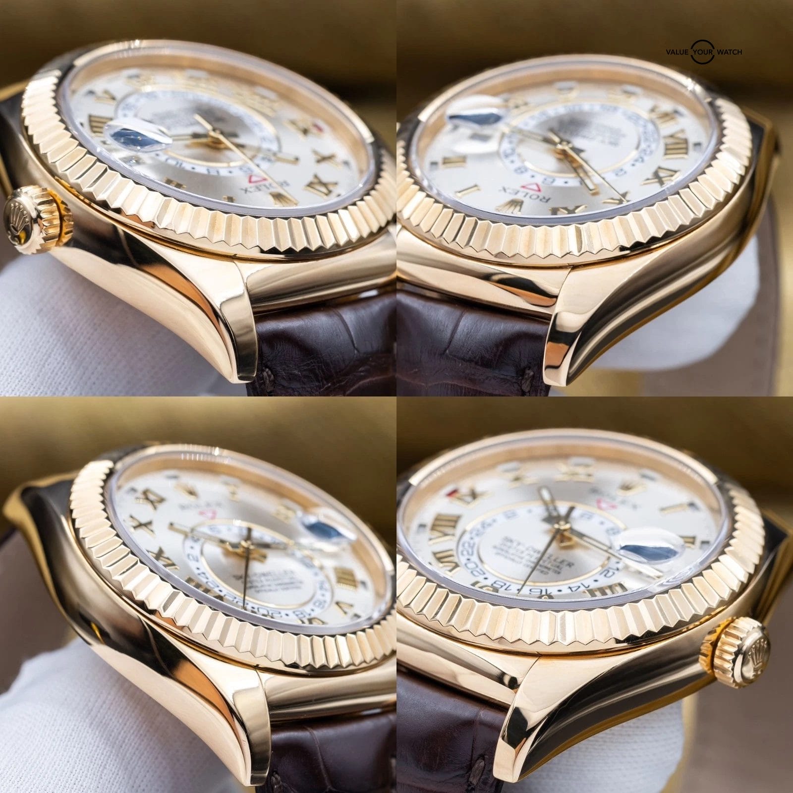 Rolex Sky-Dweller Yellow Gold Silver Dial 42mm - Ref. 326138 Complete Set - Image 9