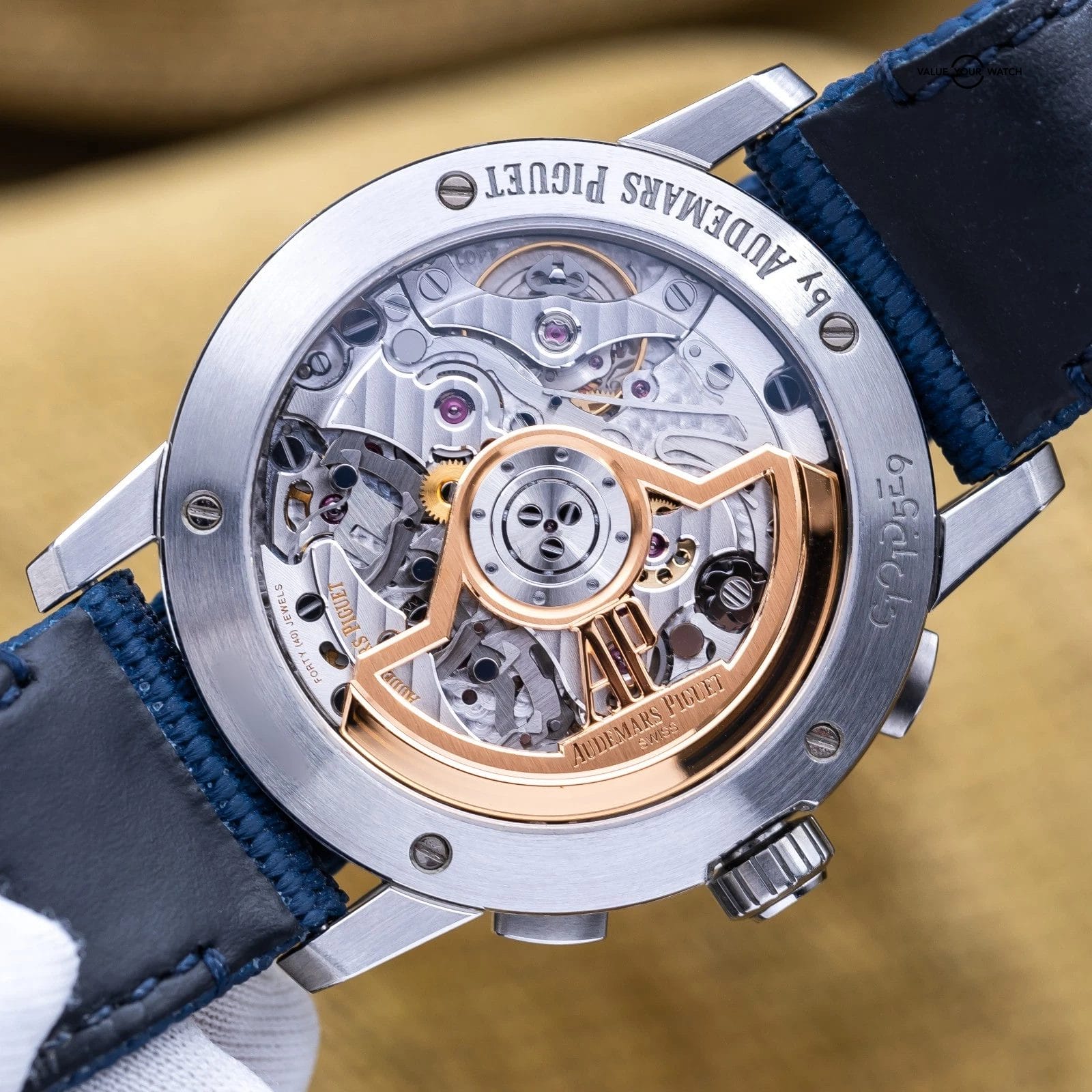 2024 Audemars Piguet Code 11.59 Chrono 41mm Blue Dial Steel AP 26393ST Full Set - Image 4