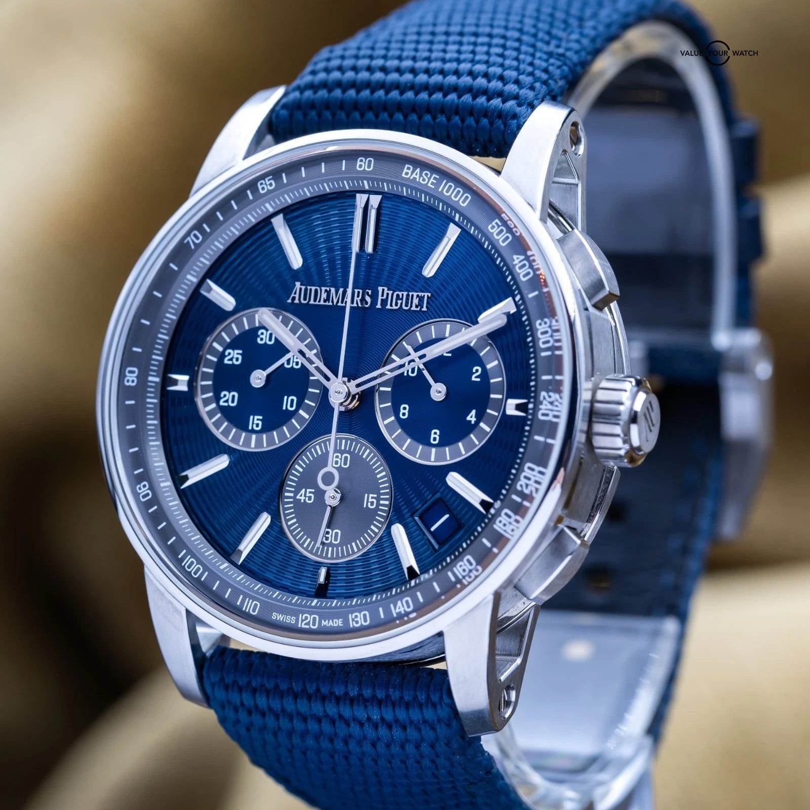 2024 Audemars Piguet Code 11.59 Chrono 41mm Blue Dial Steel AP 26393ST Full Set - Image 5