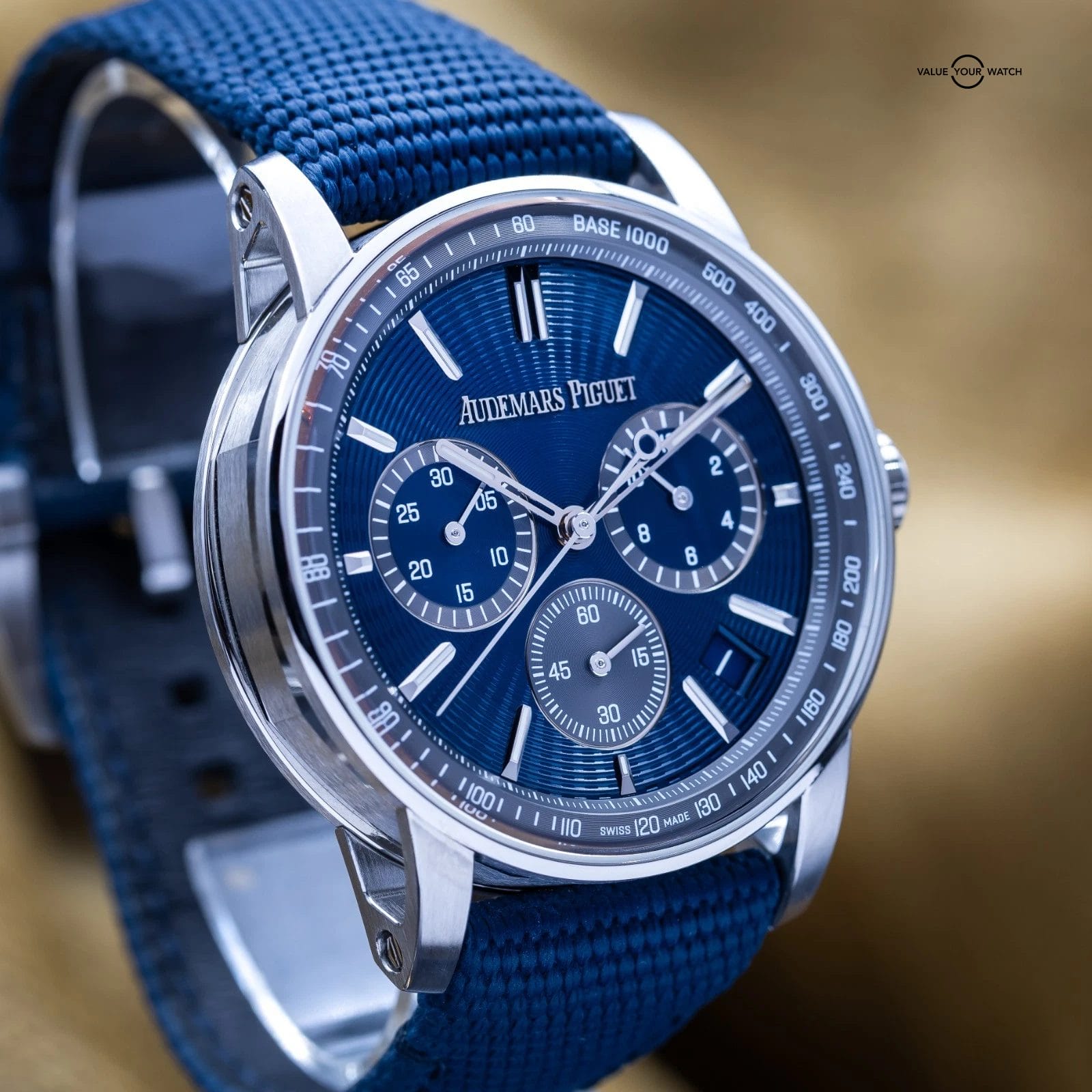 2024 Audemars Piguet Code 11.59 Chrono 41mm Blue Dial Steel AP 26393ST Full Set - Image 6