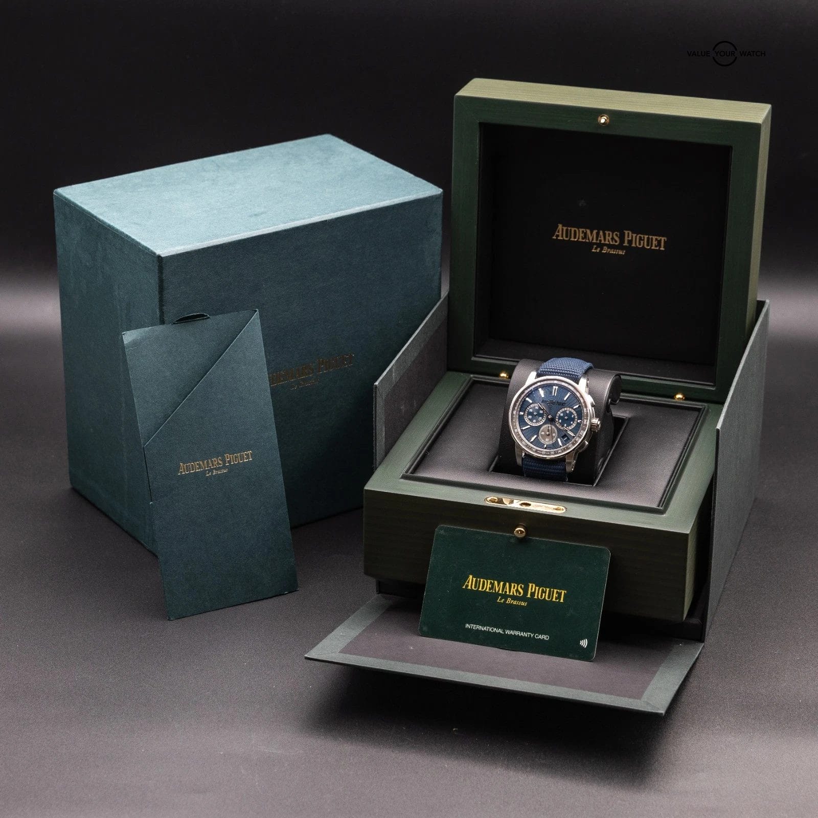 2024 Audemars Piguet Code 11.59 Chrono 41mm Blue Dial Steel AP 26393ST Full Set - Image 11