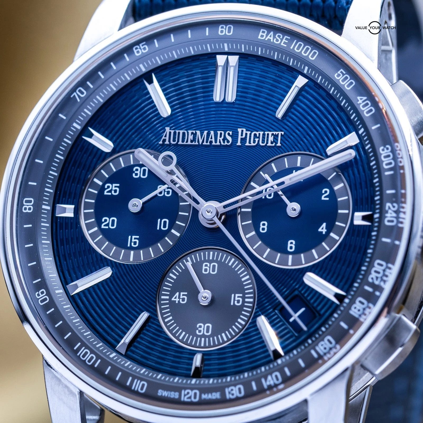 2024 Audemars Piguet Code 11.59 Chrono 41mm Blue Dial Steel AP 26393ST Full Set - Image 12