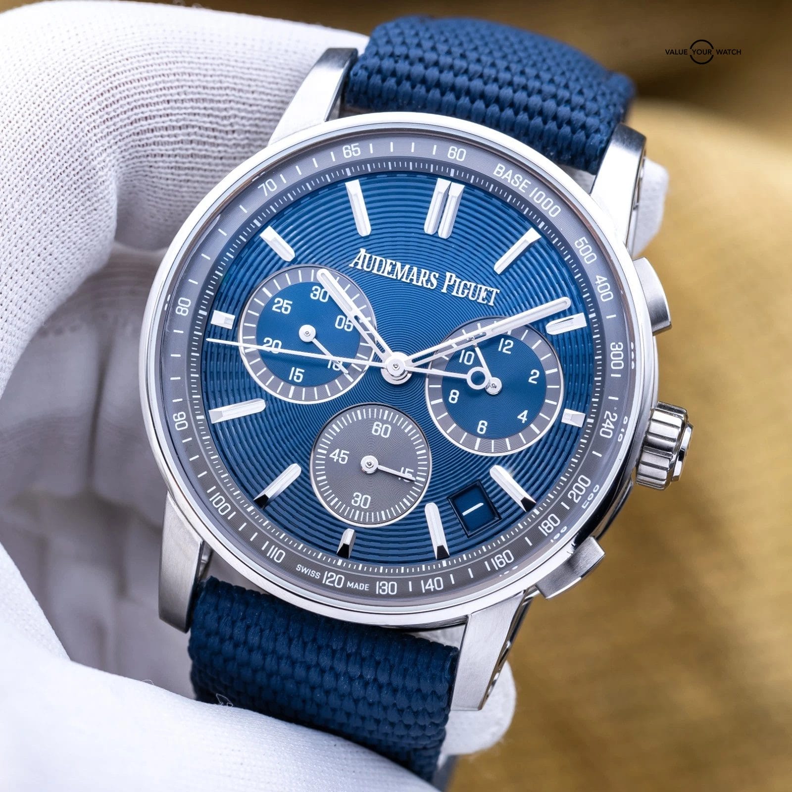 2024 Audemars Piguet Code 11.59 Chrono 41mm Blue Dial Steel AP 26393ST Full Set - Image 14