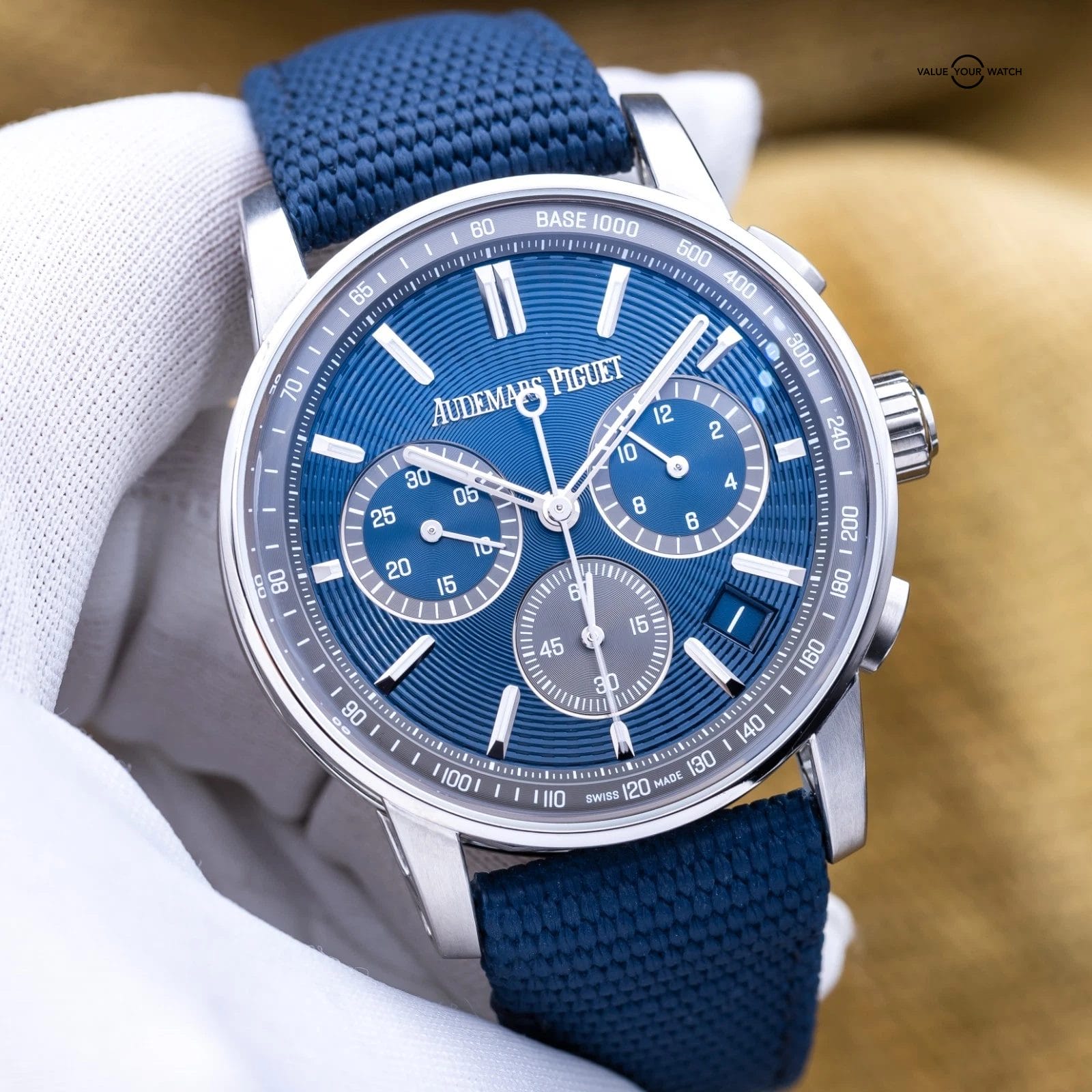 2024 Audemars Piguet Code 11.59 Chrono 41mm Blue Dial Steel AP 26393ST Full Set - Image 15