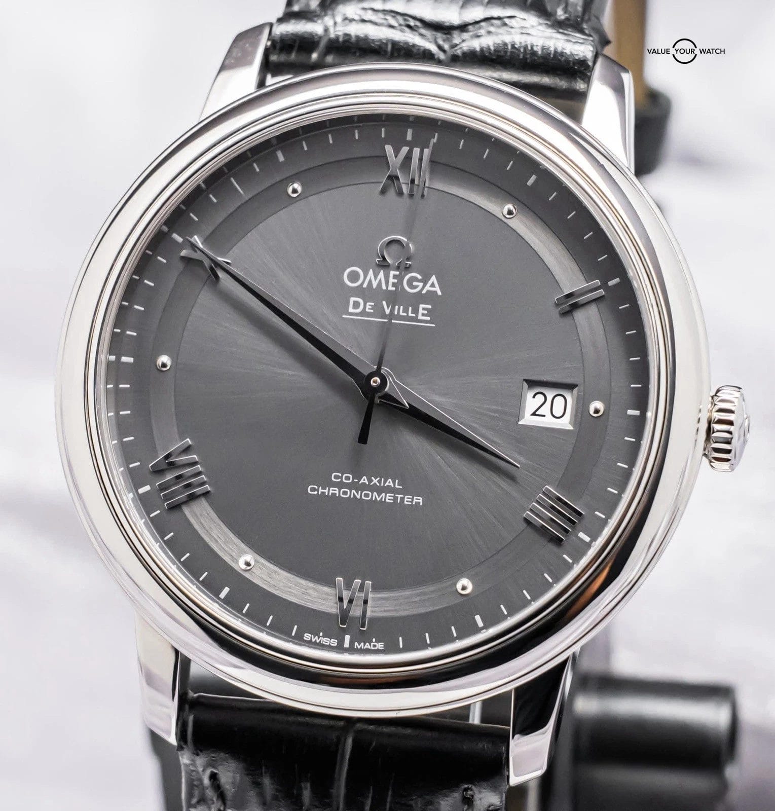 OMEGA De Ville Prestige Co-Axial Chronometer Deville Grey 424.10.40.20.06.001 - Image 12