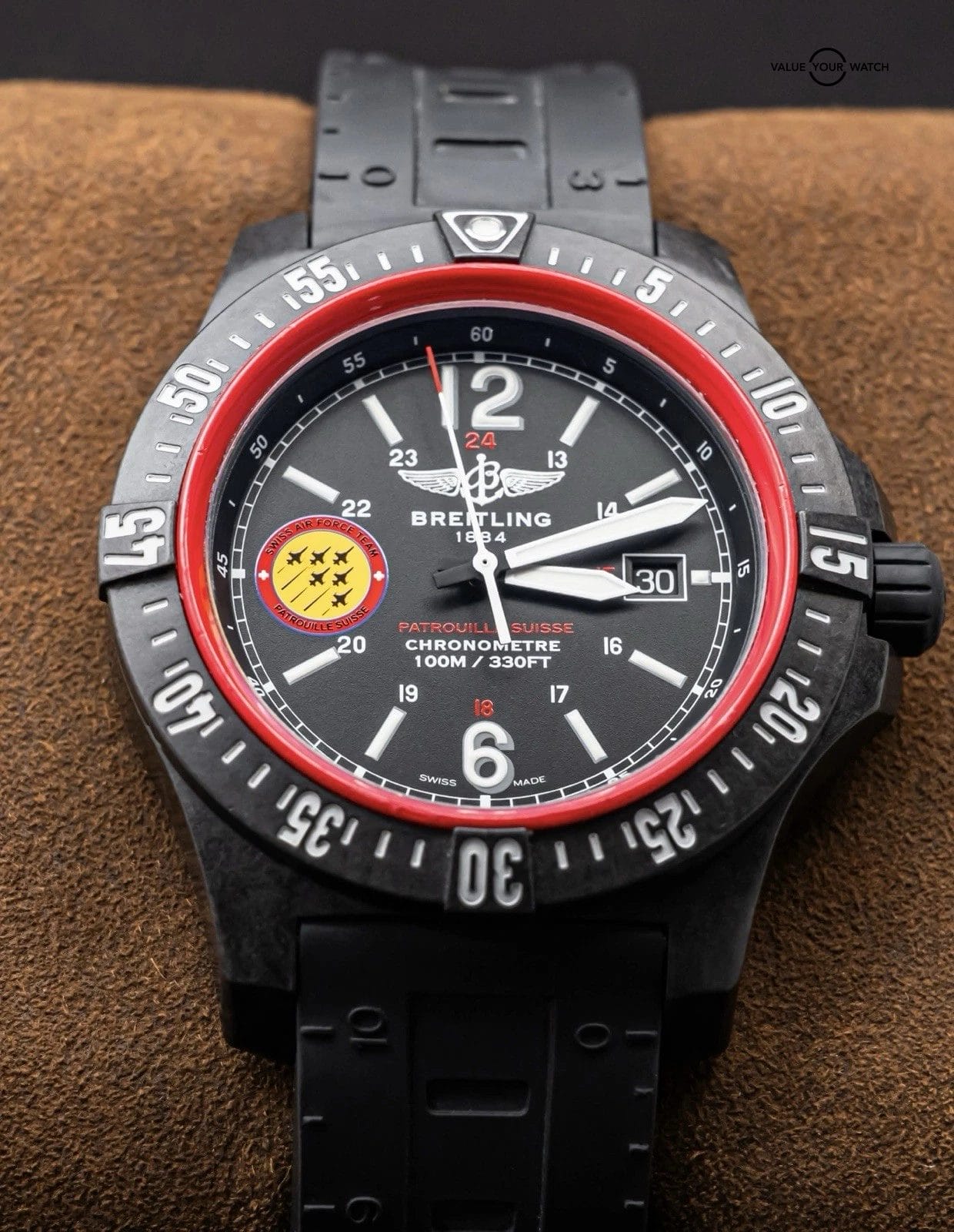 Breitling Colt Skyracer Patrouille Suisse 45 mm Box 2017 Black Dial X74320 - Image 8