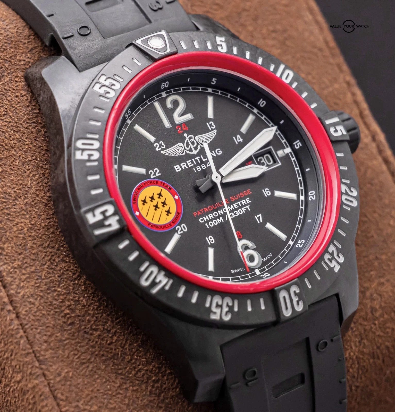Breitling Colt Skyracer Patrouille Suisse 45 mm Box 2017 Black Dial X74320 - Image 13