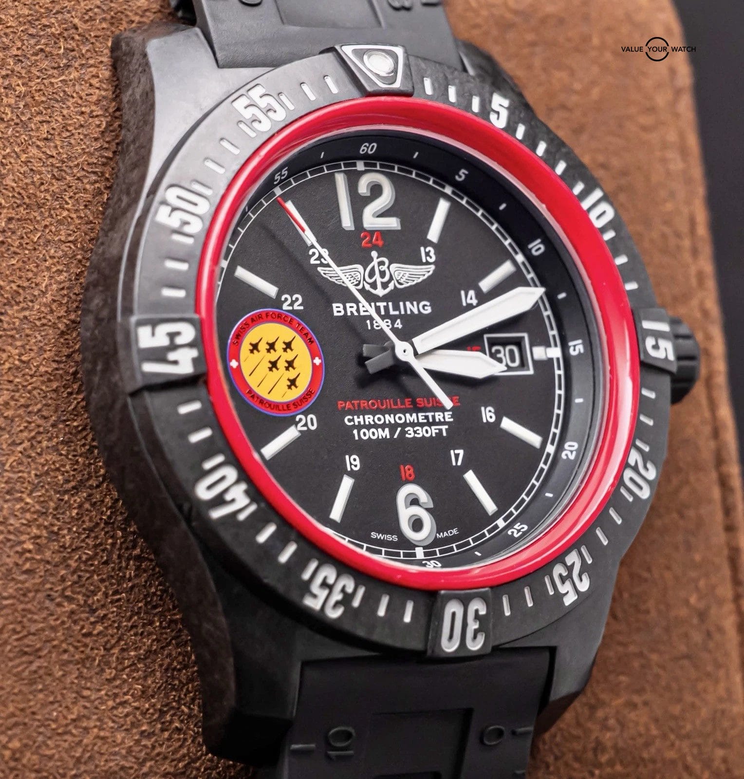 Breitling Colt Skyracer Patrouille Suisse 45 mm Box 2017 Black Dial X74320 - Image 14