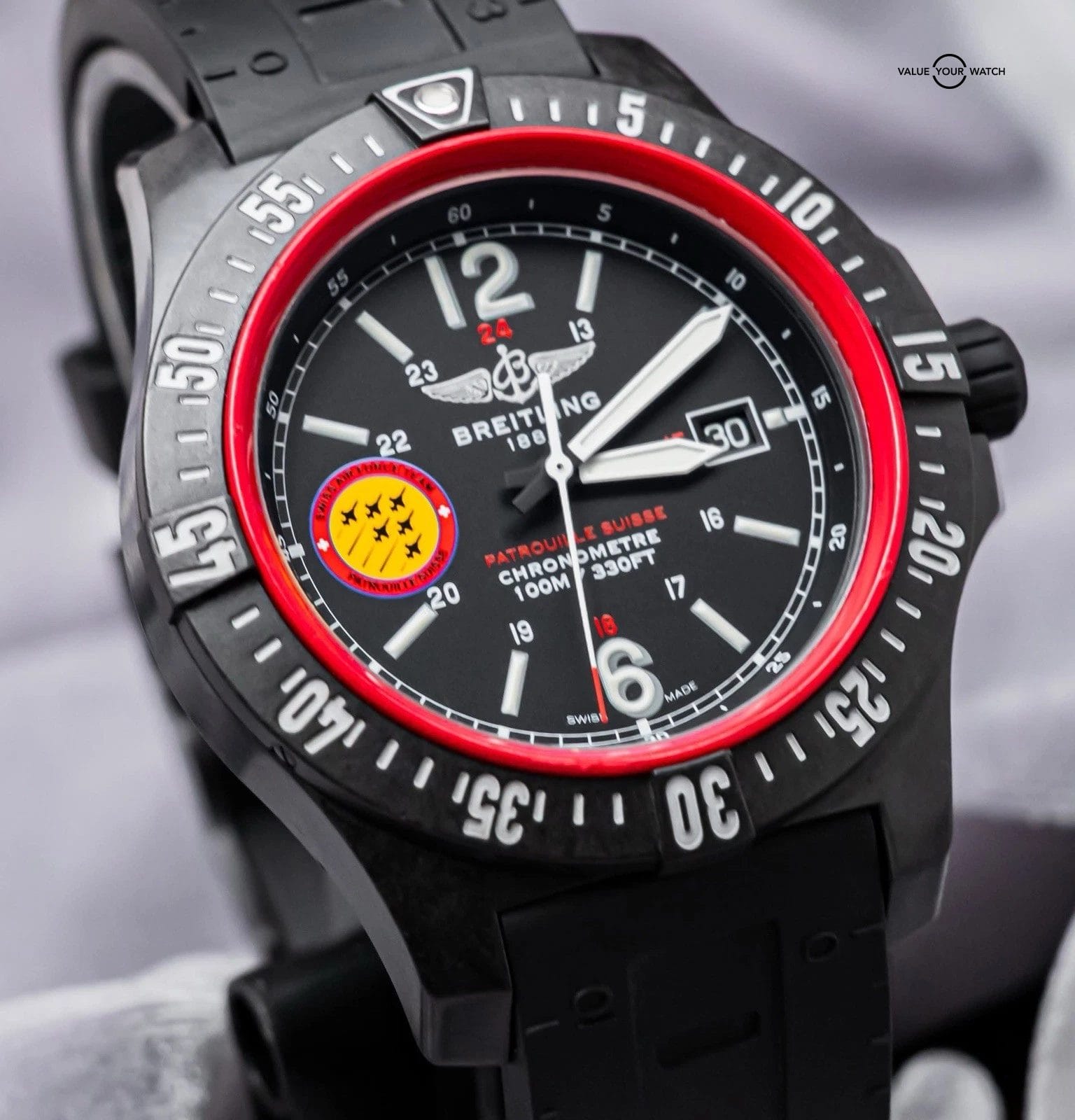 Breitling Colt Skyracer Patrouille Suisse 45 mm Box 2017 Black Dial X74320 - Image 15
