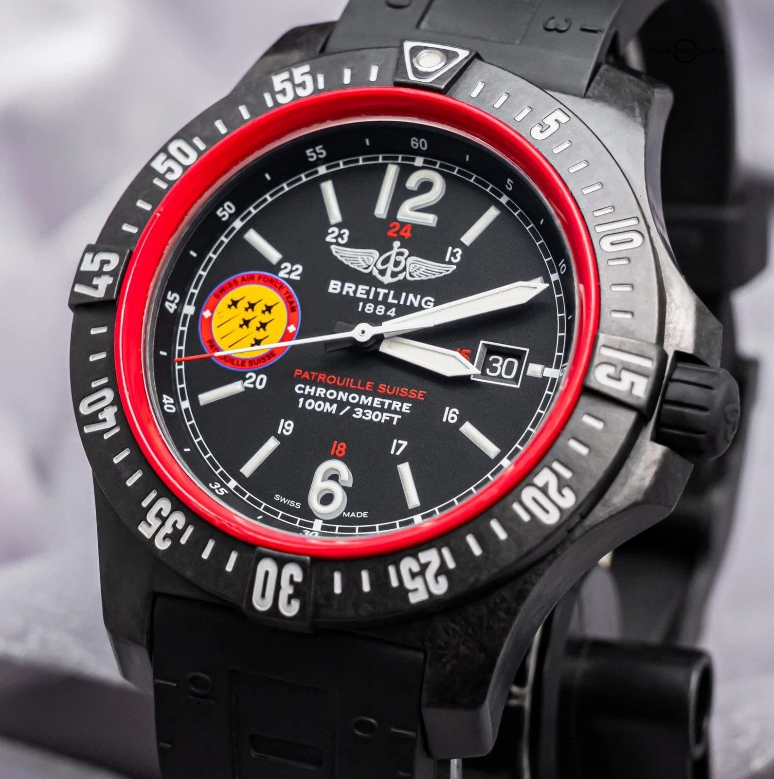 Breitling Colt Skyracer Patrouille Suisse 45 mm Box 2017 Black Dial X74320 - Image 16