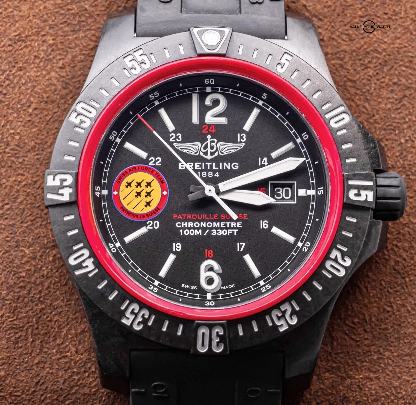 Breitling Colt Skyracer Patrouille Suisse 45 mm Box 2017 Black Dial X74320 - Image 17