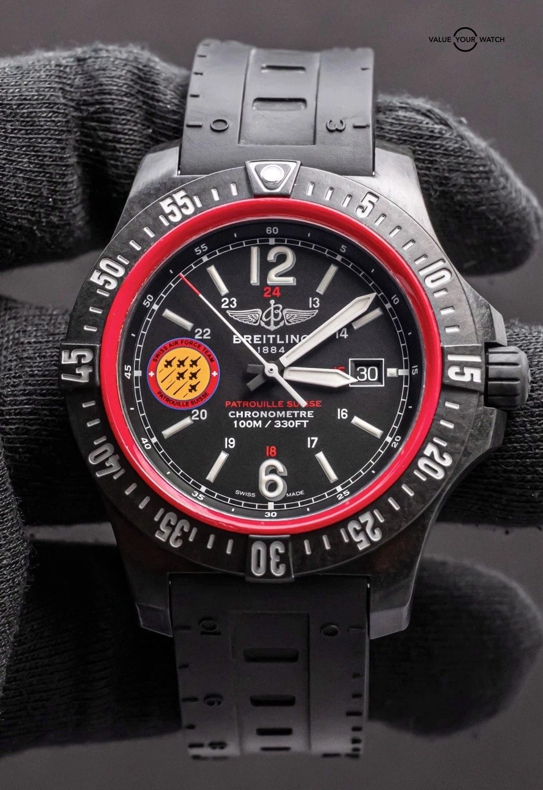 Breitling Colt Skyracer Patrouille Suisse 45 mm Box 2017 Black Dial X74320 - Image 19