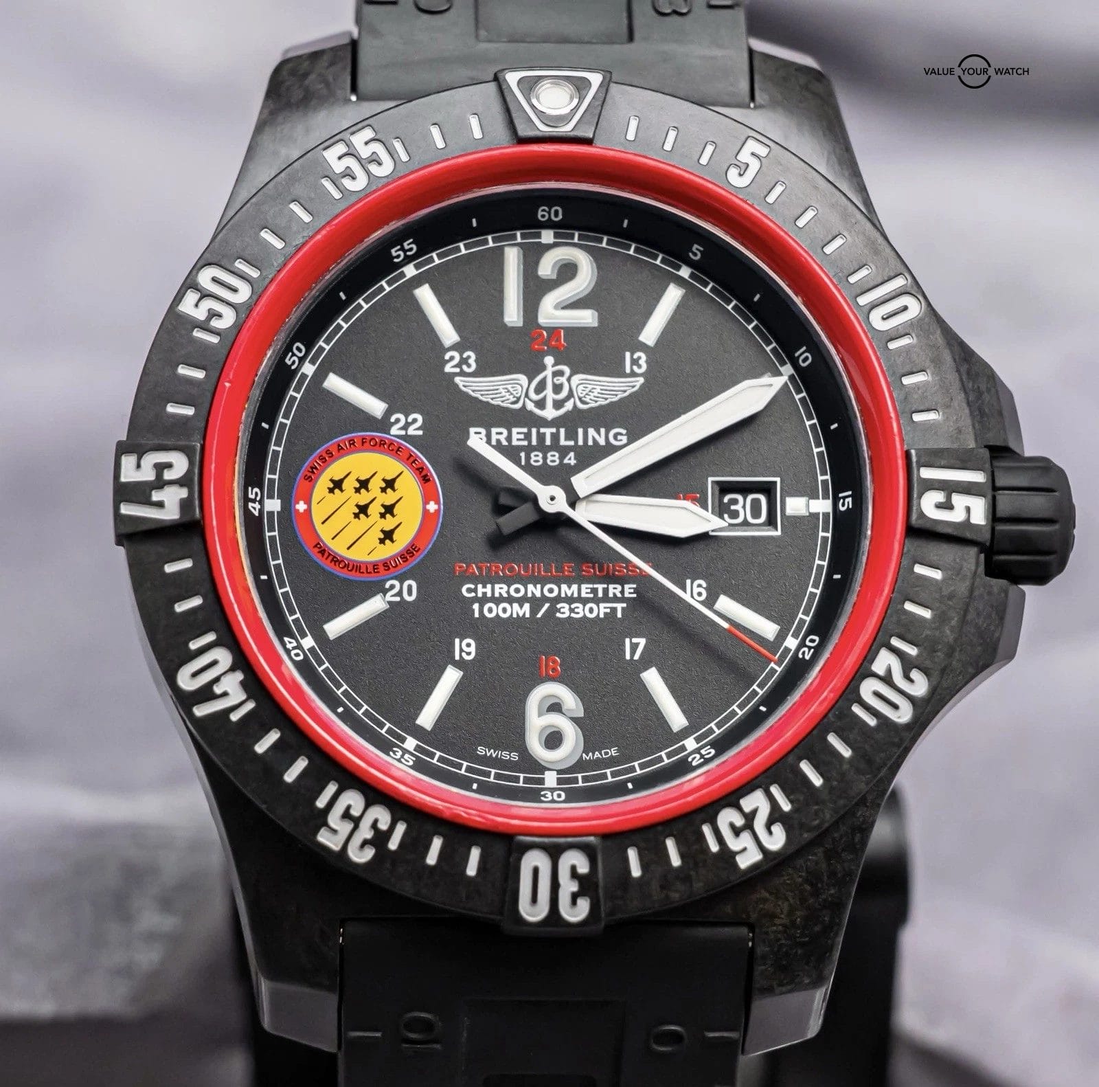 Breitling Colt Skyracer Patrouille Suisse 45 mm Box 2017 Black Dial X74320