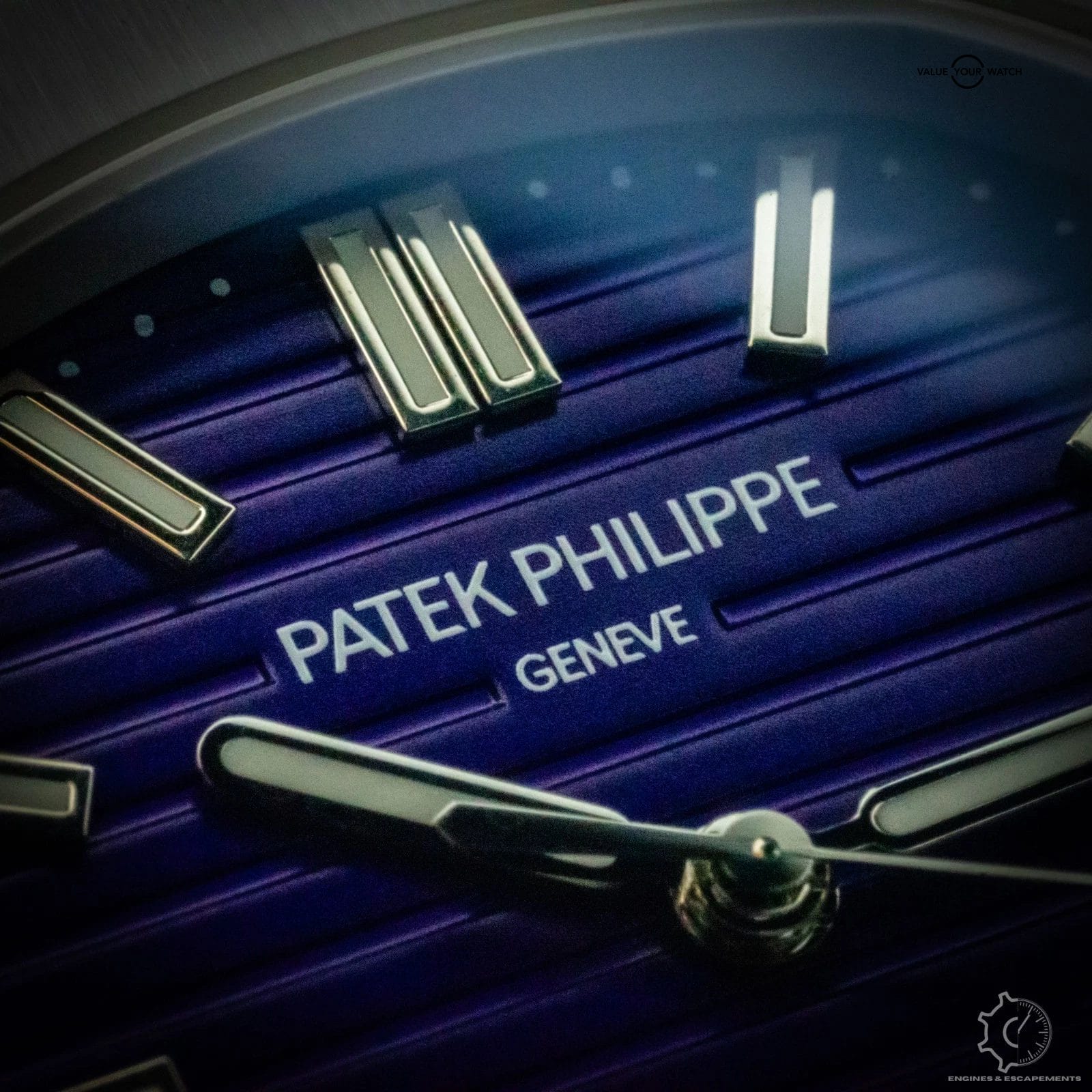 AET Remould Patek Philippe Nautilus 1 of 5 Purple Dial White Ceramic - Image 3