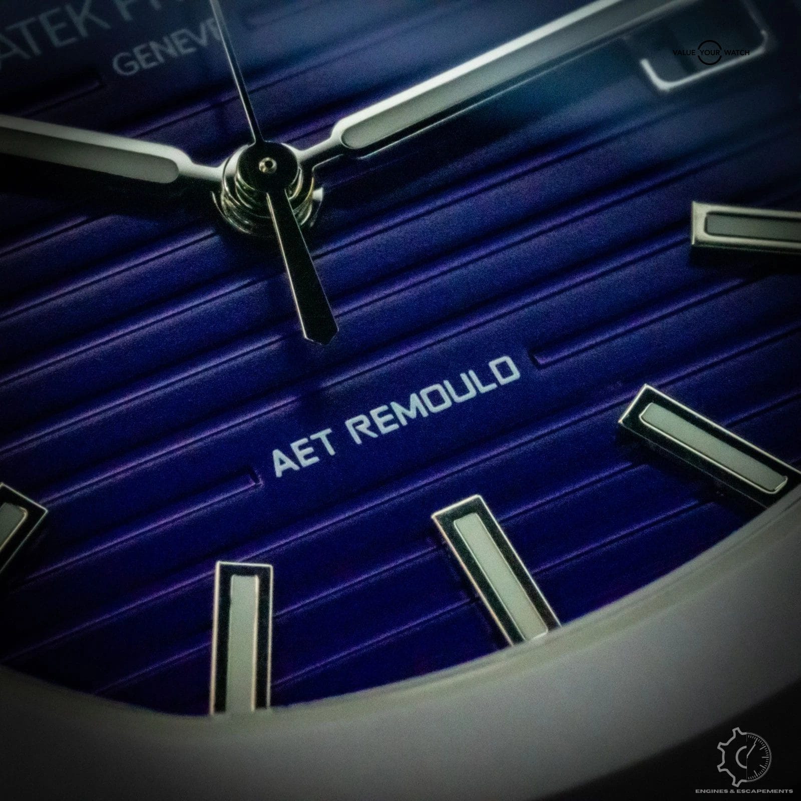 AET Remould Patek Philippe Nautilus 1 of 5 Purple Dial White Ceramic - Image 4