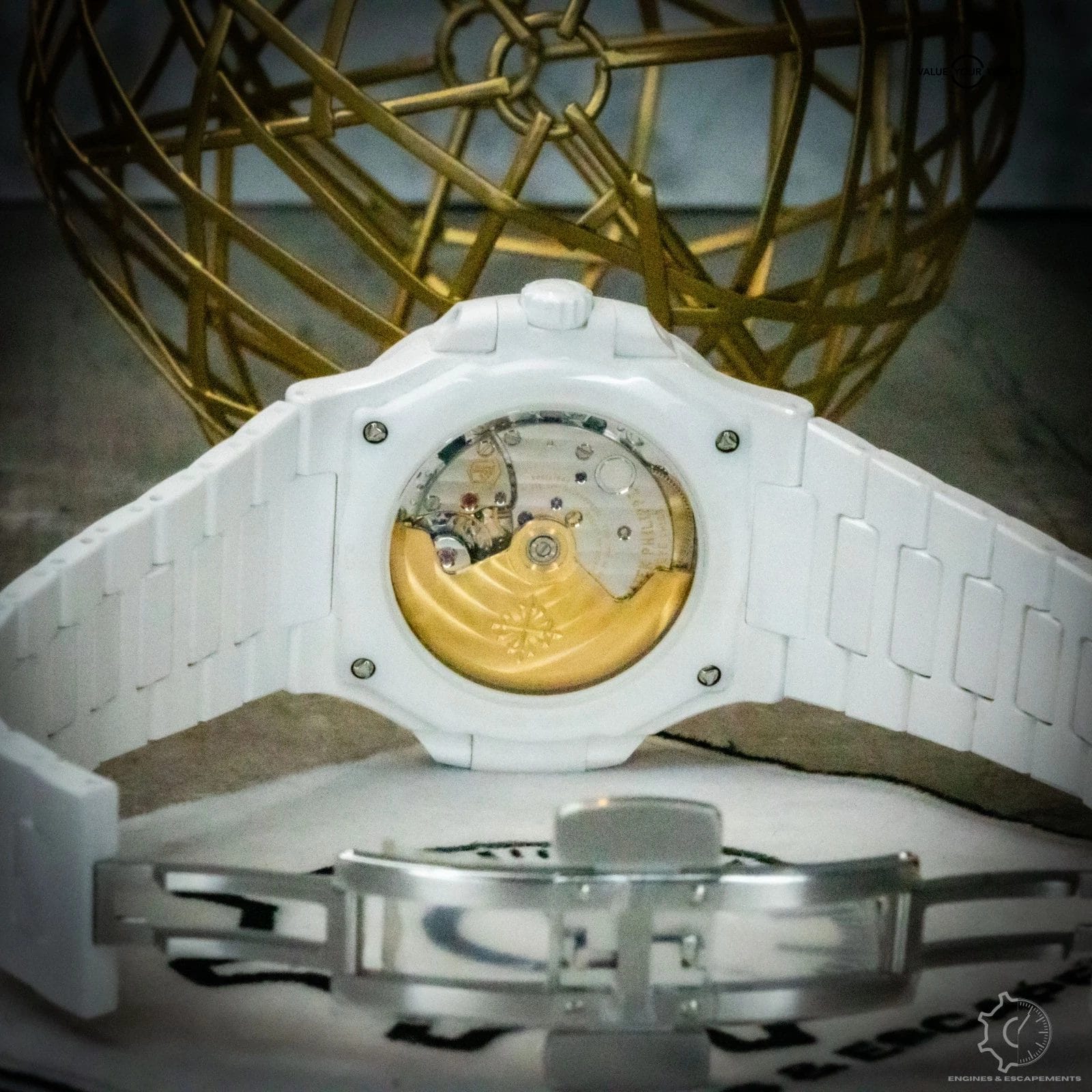 AET Remould Patek Philippe Nautilus 1 of 5 Purple Dial White Ceramic - Image 7