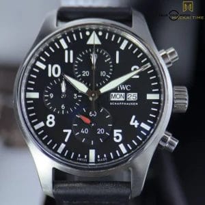 IWC Pilot’s Chronograph Day/ Date 2022 Full Set IW378001 Extra Strap Black Watch