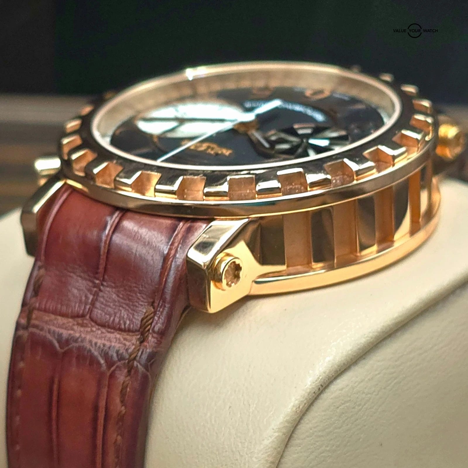 Dewitt Academia Night Chronograph Sequential, 43mm Solid 18k Rose gold, Full set - Image 6