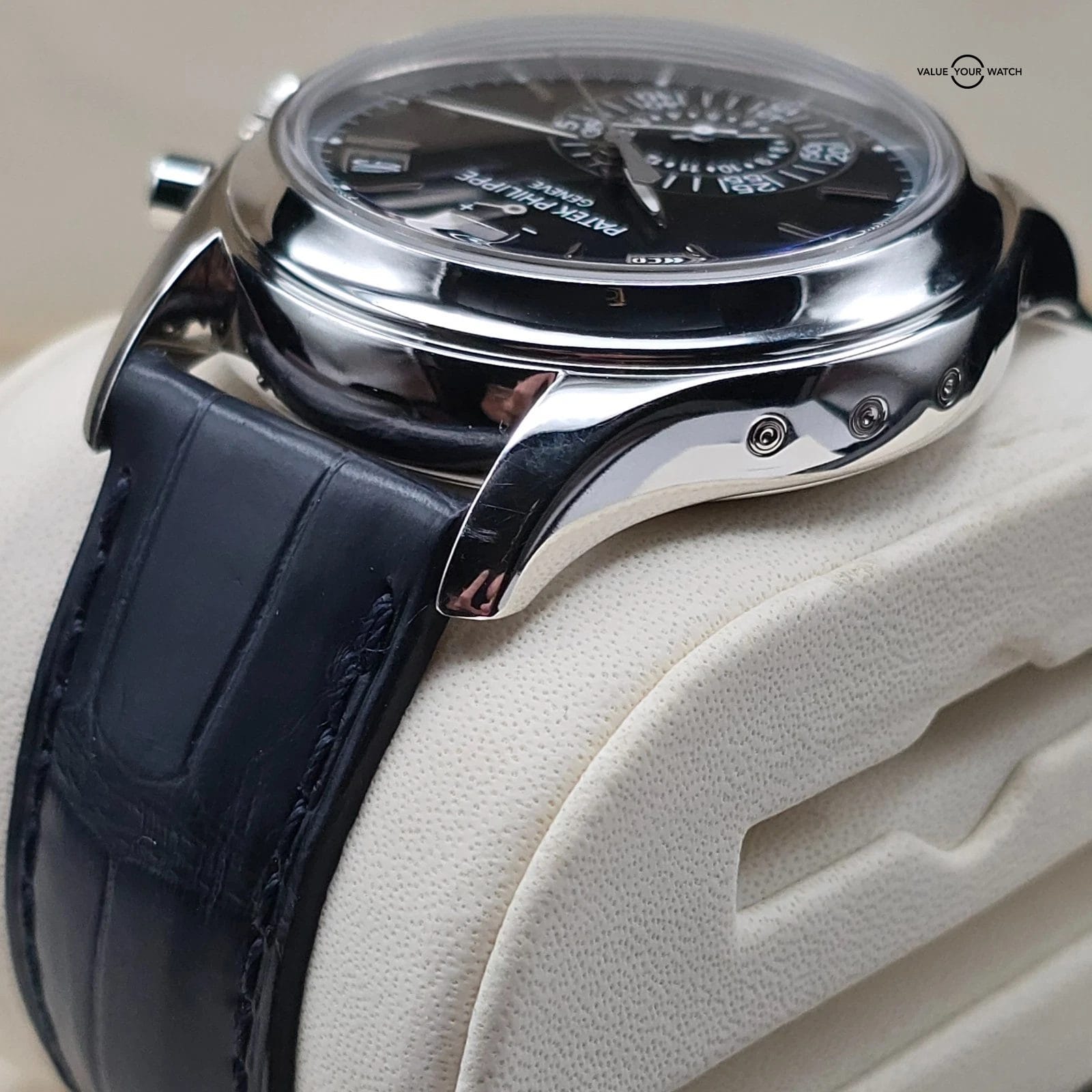 Patek Phillipe Annual Calendar in Platinum, black opaline dial 5960P-016 Full - Image 6