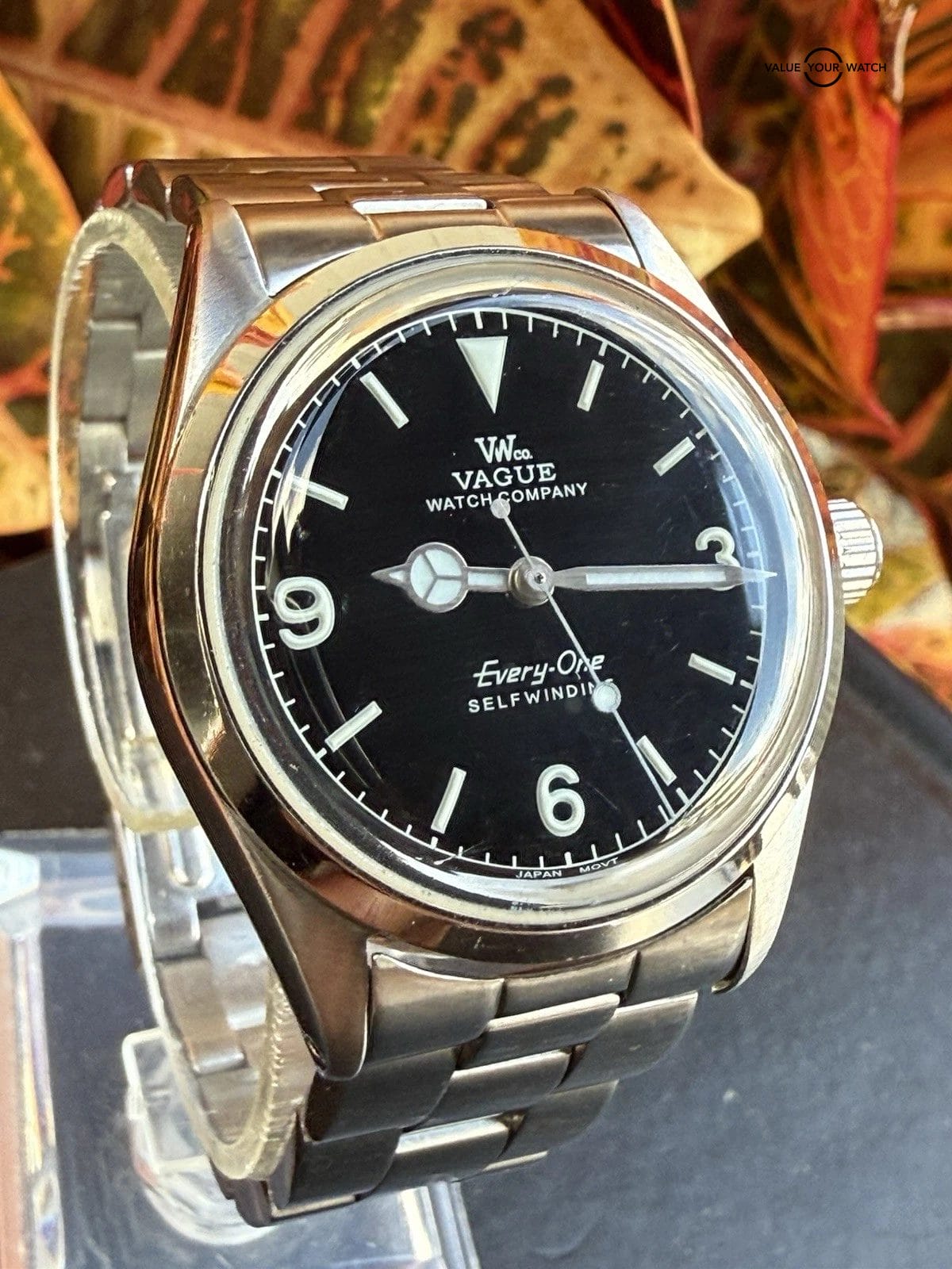 Vague Watch Company Every-One Automatic Watch 34mm Explorer 1016 - Image 15