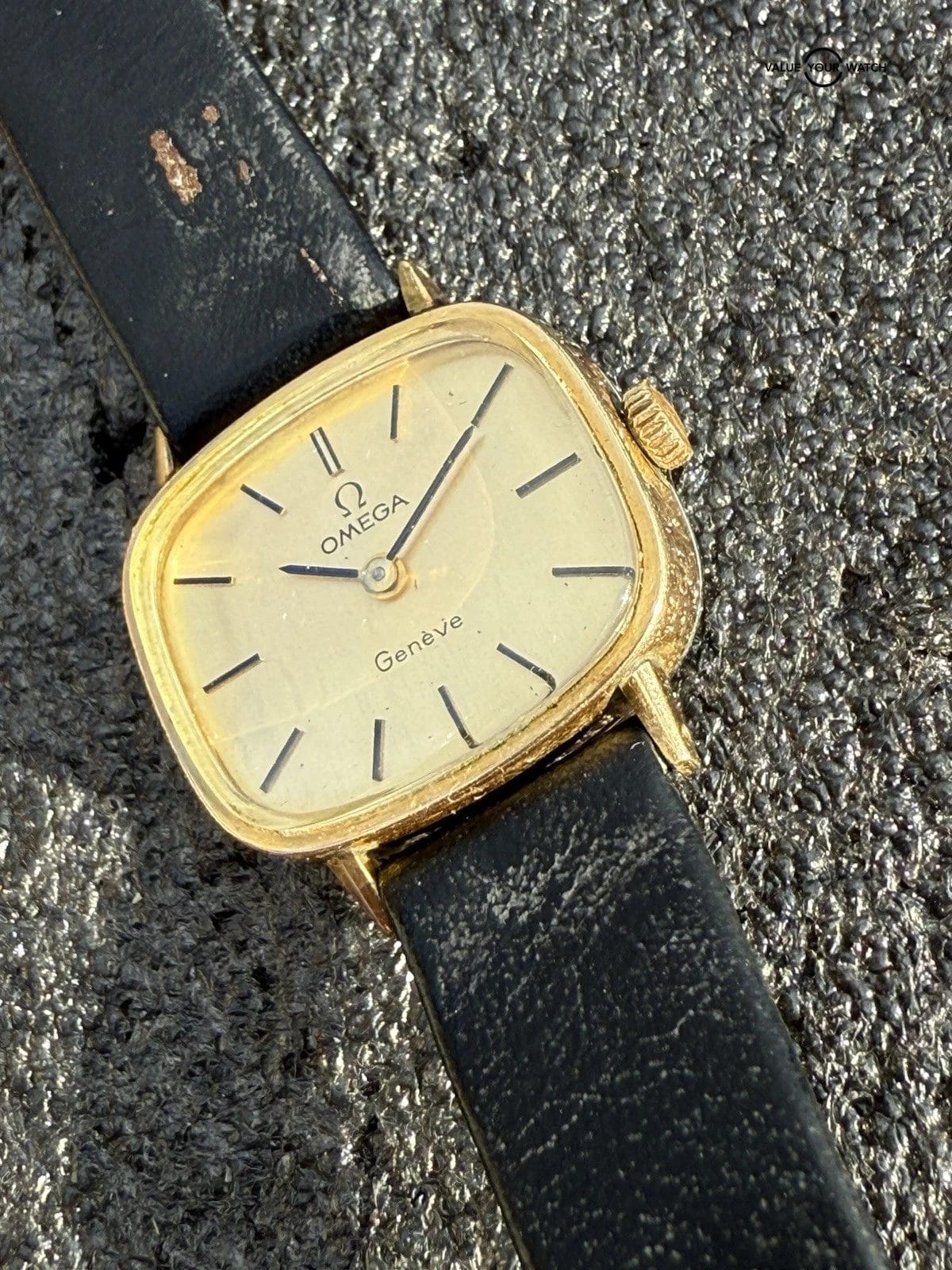 Vintage Omega Geneve Cal.625 24mm TV Rectangle Manual Wind Lady’s Watch Runs - Image 17