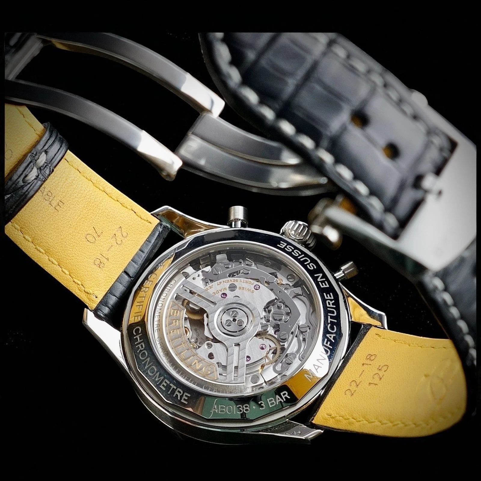 Breitling Navitimer B01 Chronograph AB0138 Box & ManuaStainless Salmon Dial 43mm - Image 11