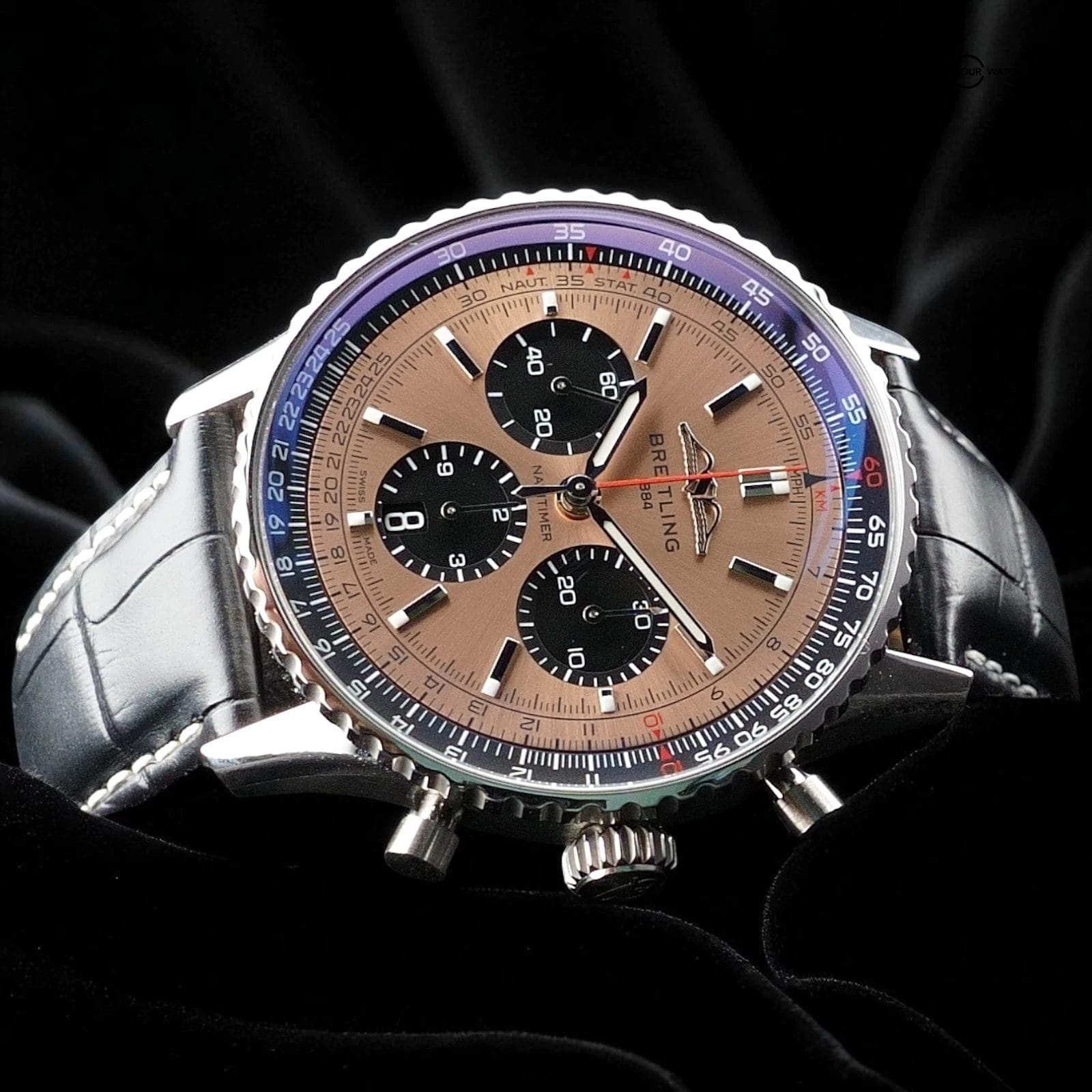 Breitling Navitimer B01 Chronograph AB0138 Box & ManuaStainless Salmon Dial 43mm - Image 13