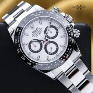 Rolex Daytona Cosmograph 40mm White Dial Ceramic 116500LN – Full Set
