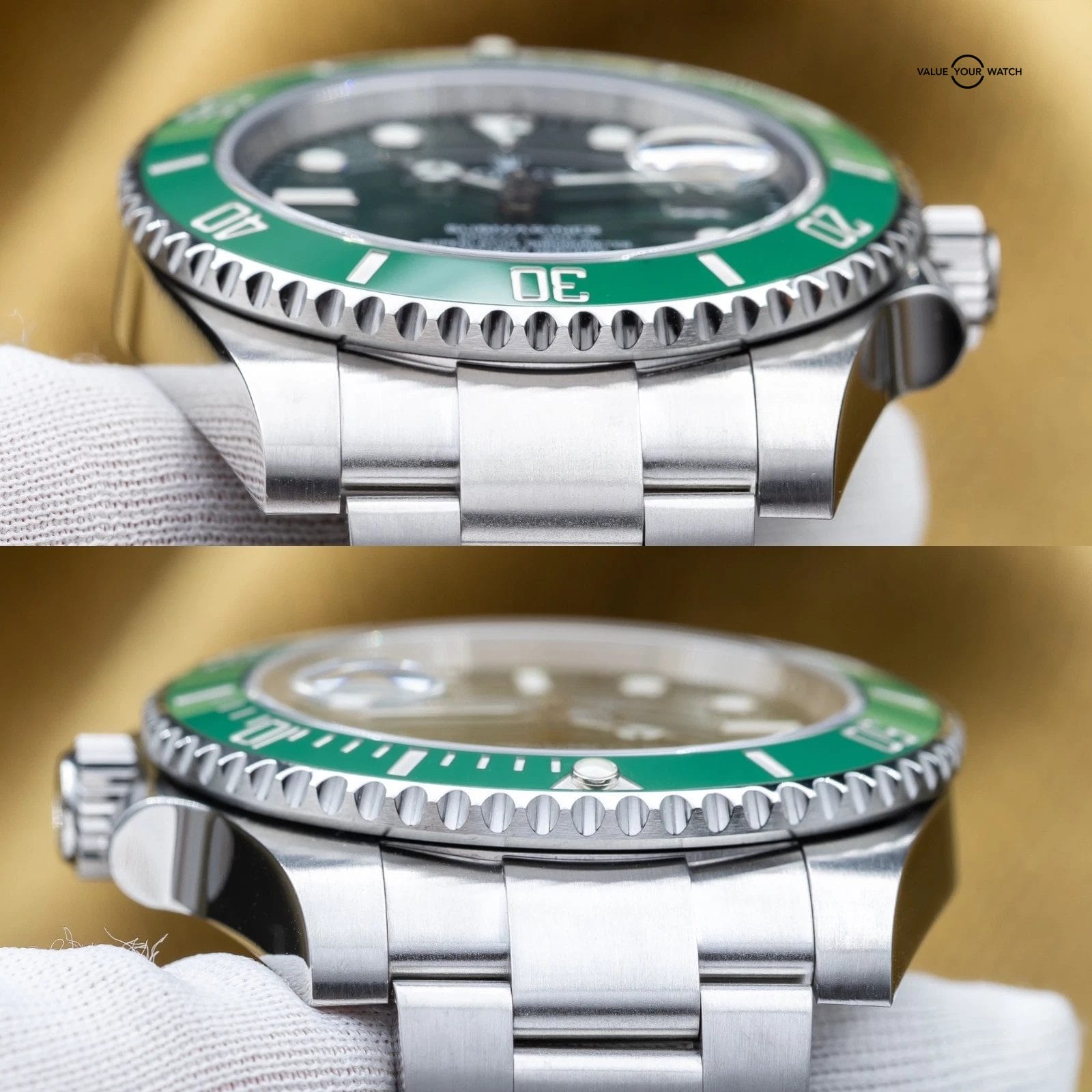 Rolex Submariner Date “Hulk” Oystersteel Ceramic Green Dial 40 116610LV Full Set - Image 8