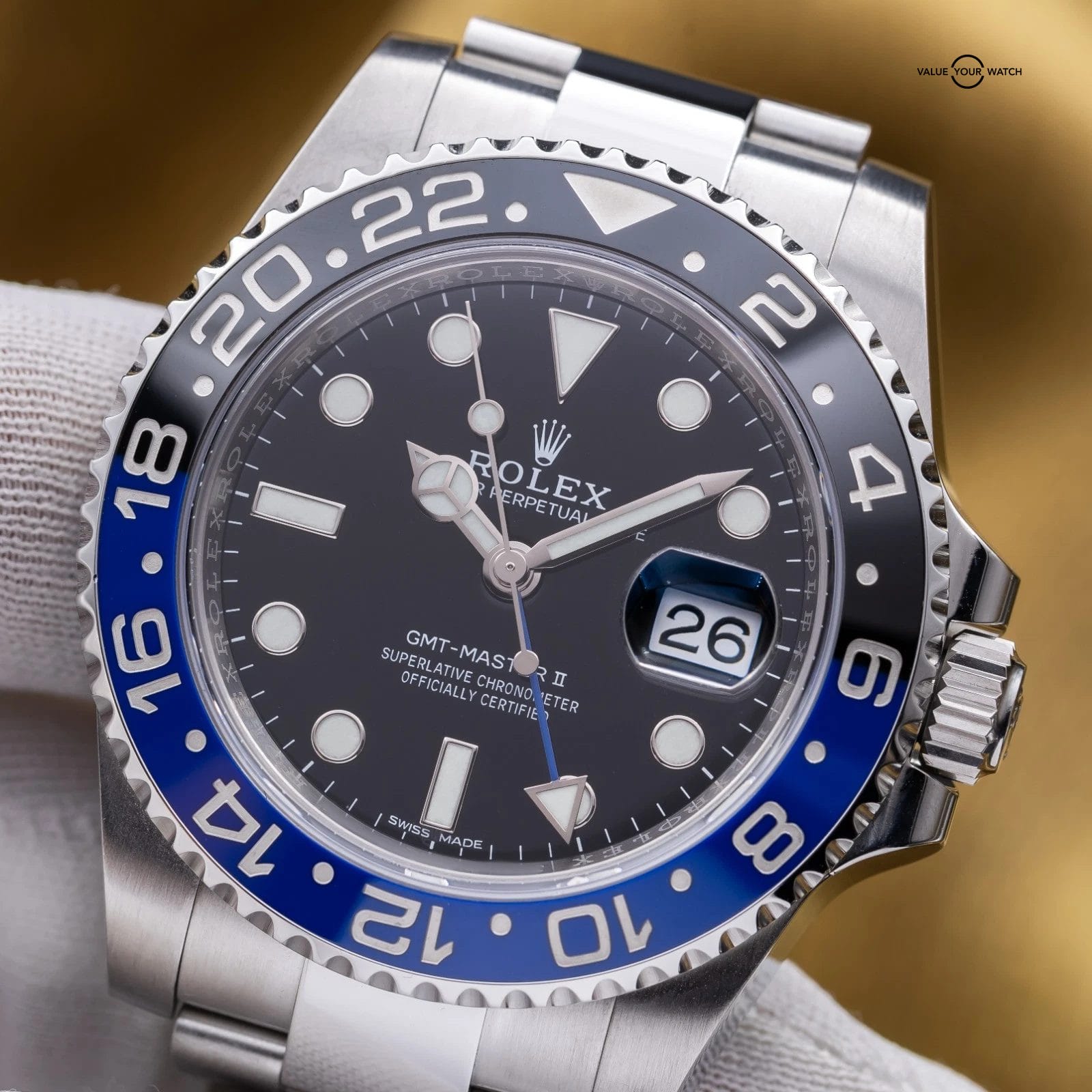 Rolex GMT-Master II “Batman” Oyster Stainless Steel 40mm 116710BLNR - Full Set - Image 6