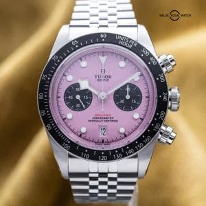 BRAND NEW 2025 Tudor Black Bay Chrono Steel Pink Dial 41mm M79360N-0019 Full Set