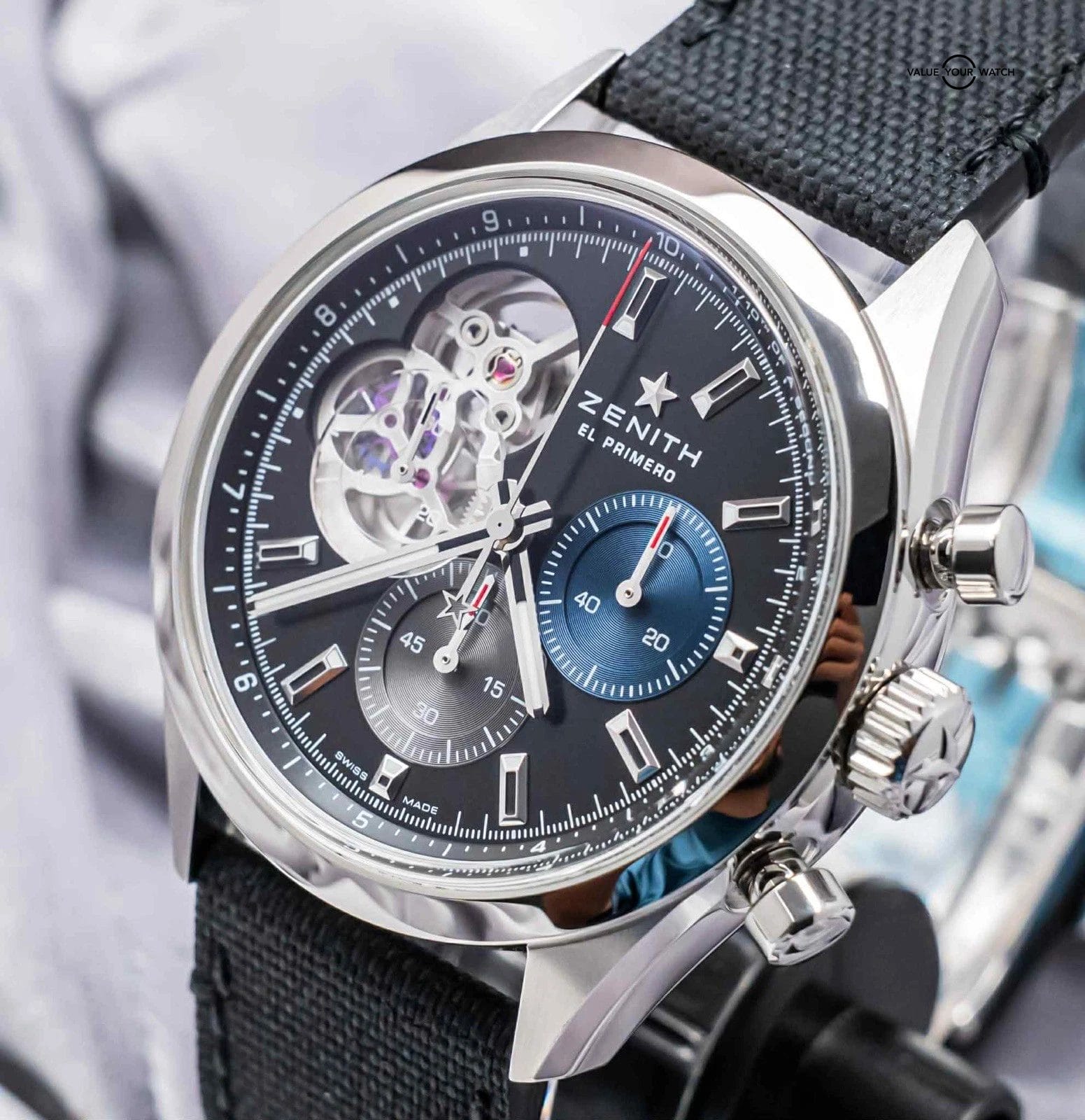 Zenith El Primero Chronomaster Open Steel 39.5 mm 03.3300.3604/21.C822 - Image 13