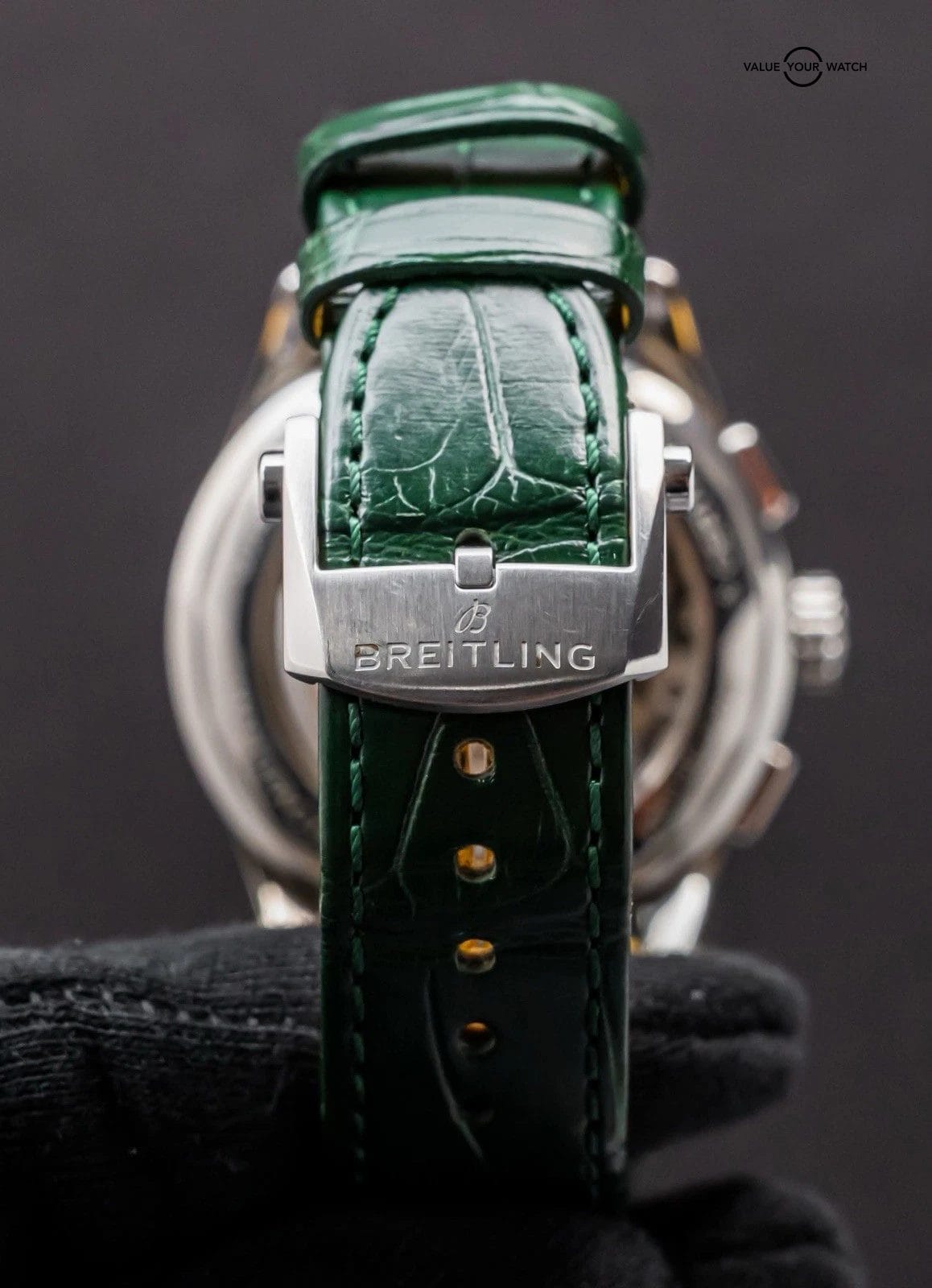 Breitling Premier B01 Chronograph 42 mm Green Dial $9K MSRP Complete Set AB0145 - Image 4