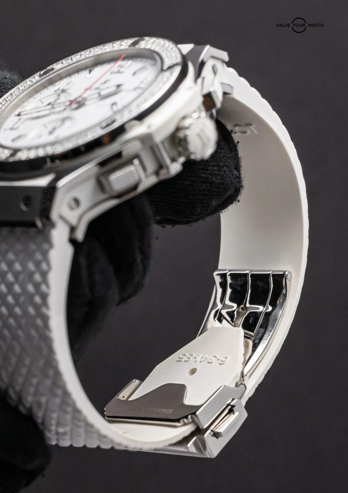 Hublot Big Bang 41 Steel White Diamonds $16K MSRP White Dial 342.SE.230.RW.114 - Image 5