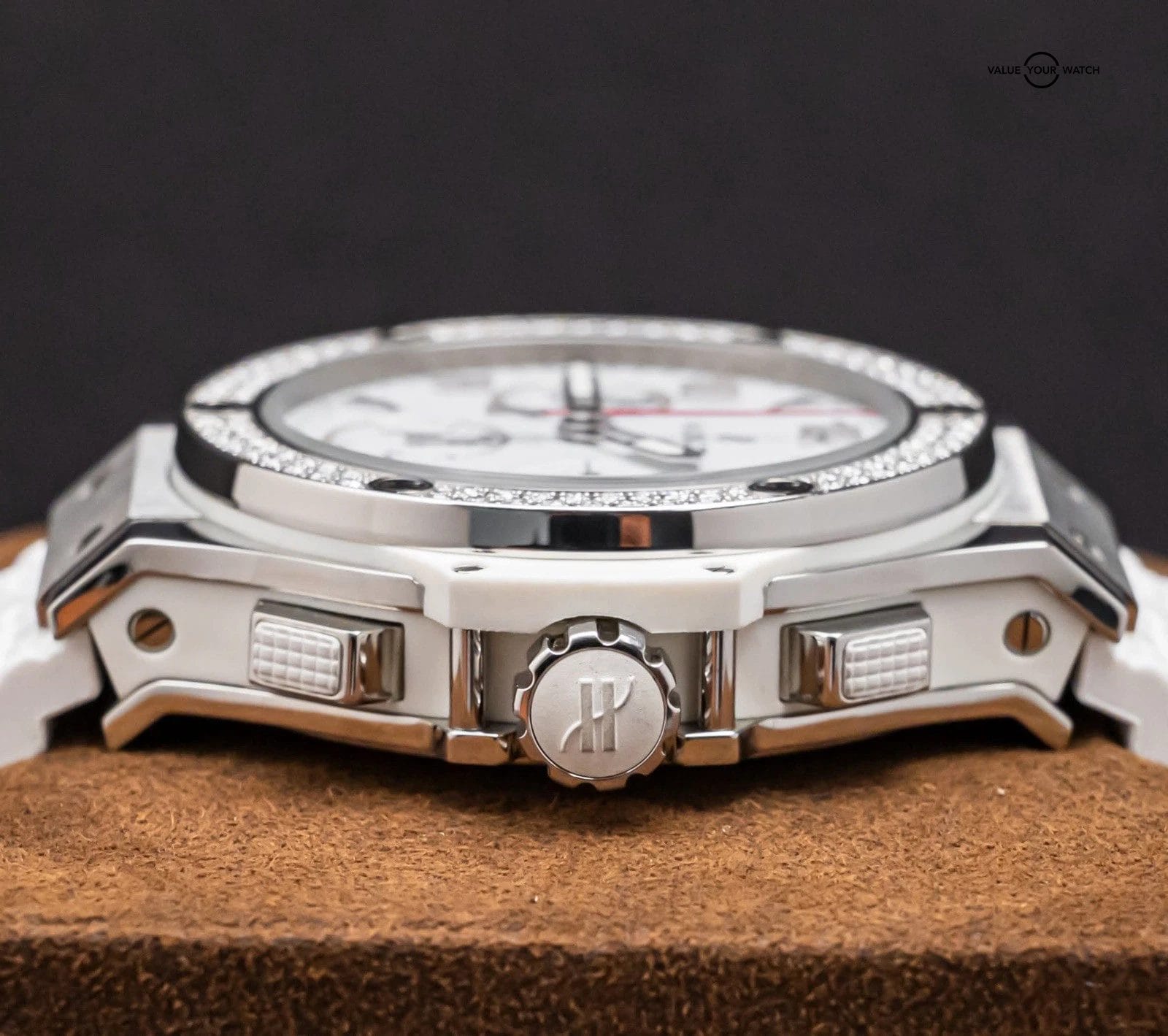 Hublot Big Bang 41 Steel White Diamonds $16K MSRP White Dial 342.SE.230.RW.114 - Image 15