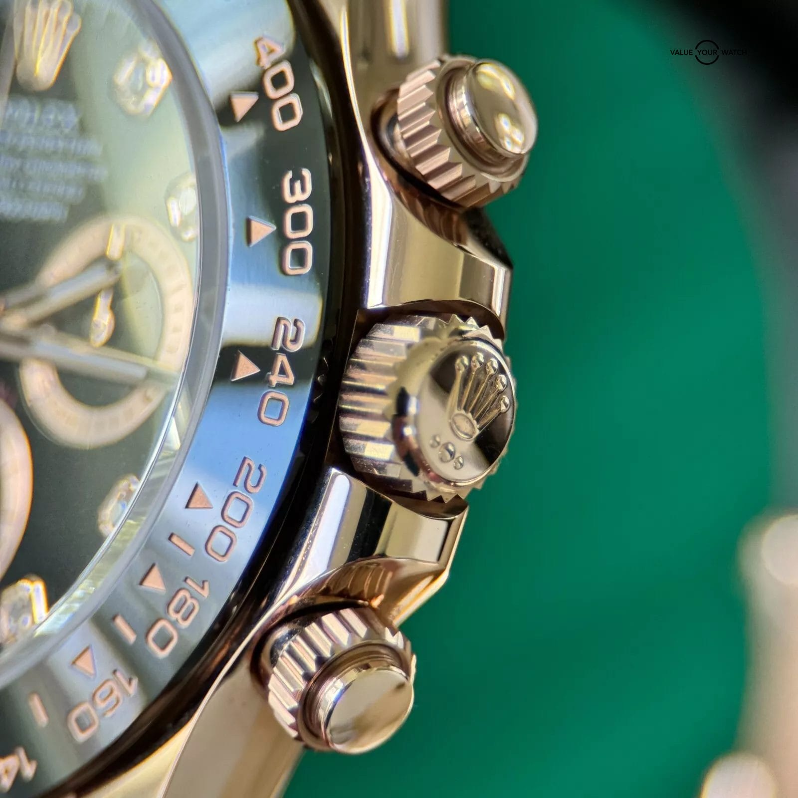 Rolex Rose Gold Black Diamond Dial Cosmograph Daytona Full Set - 116515LN - Image 5