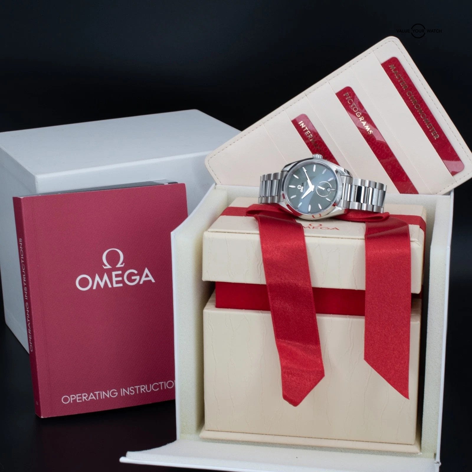 Omega Seamaster Aqua Terra 38mm Green Dial, Ref. 220.10.38.20.10.001 w/ B&P - Image 2