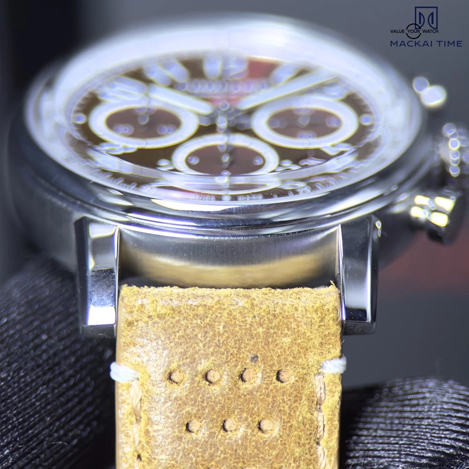 Chopard Mille Miglia Chronograph 2024 Mint Red Edition Watch / Box Leather band - Image 15