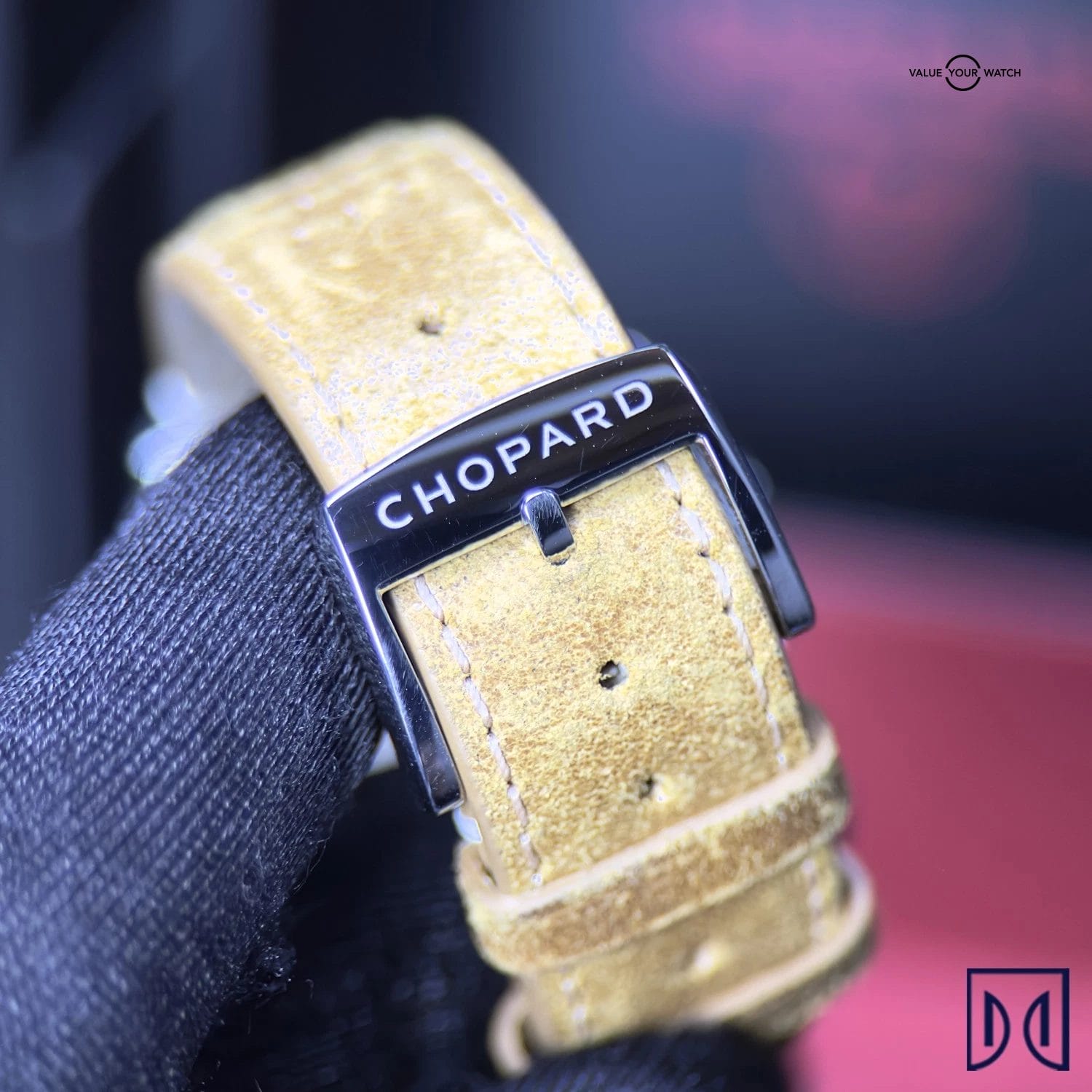 Chopard Mille Miglia Chronograph 2024 Mint Red Edition Watch / Box Leather band - Image 6