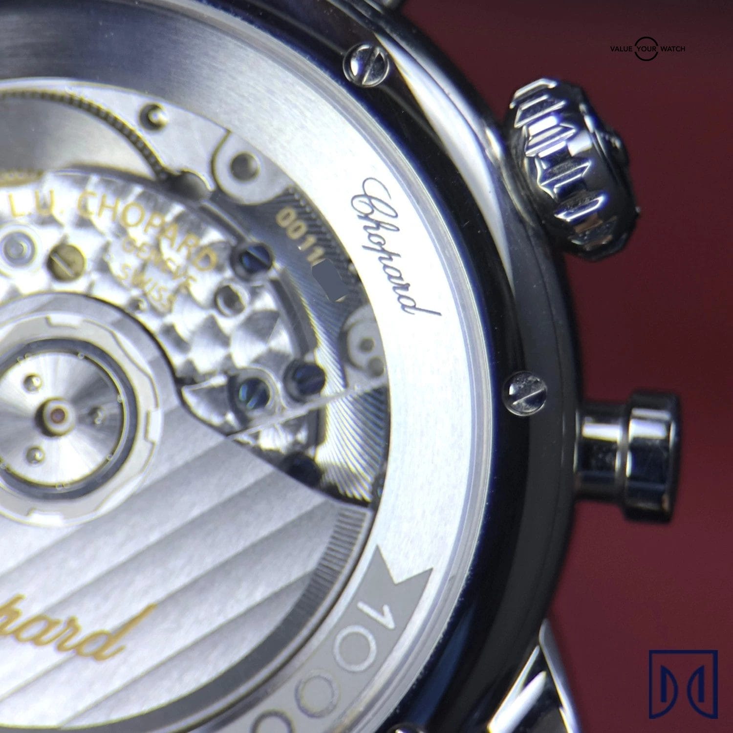 Chopard Mille Miglia Chronograph 2024 Mint Red Edition Watch / Box Leather band - Image 4