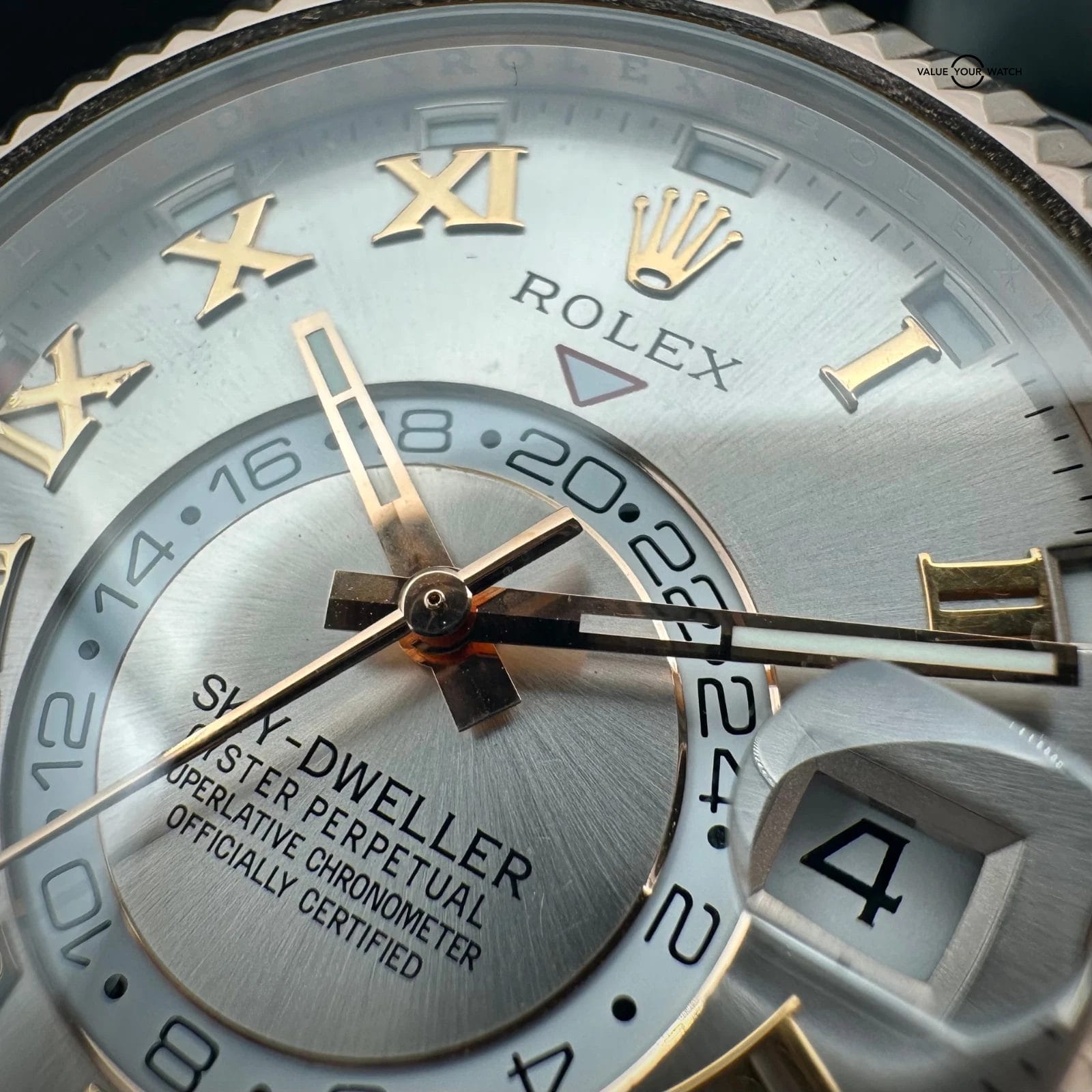 Rolex Sky-Dweller Rose Gold 326135 18K Rose Gold Sundust 42mm - Image 6