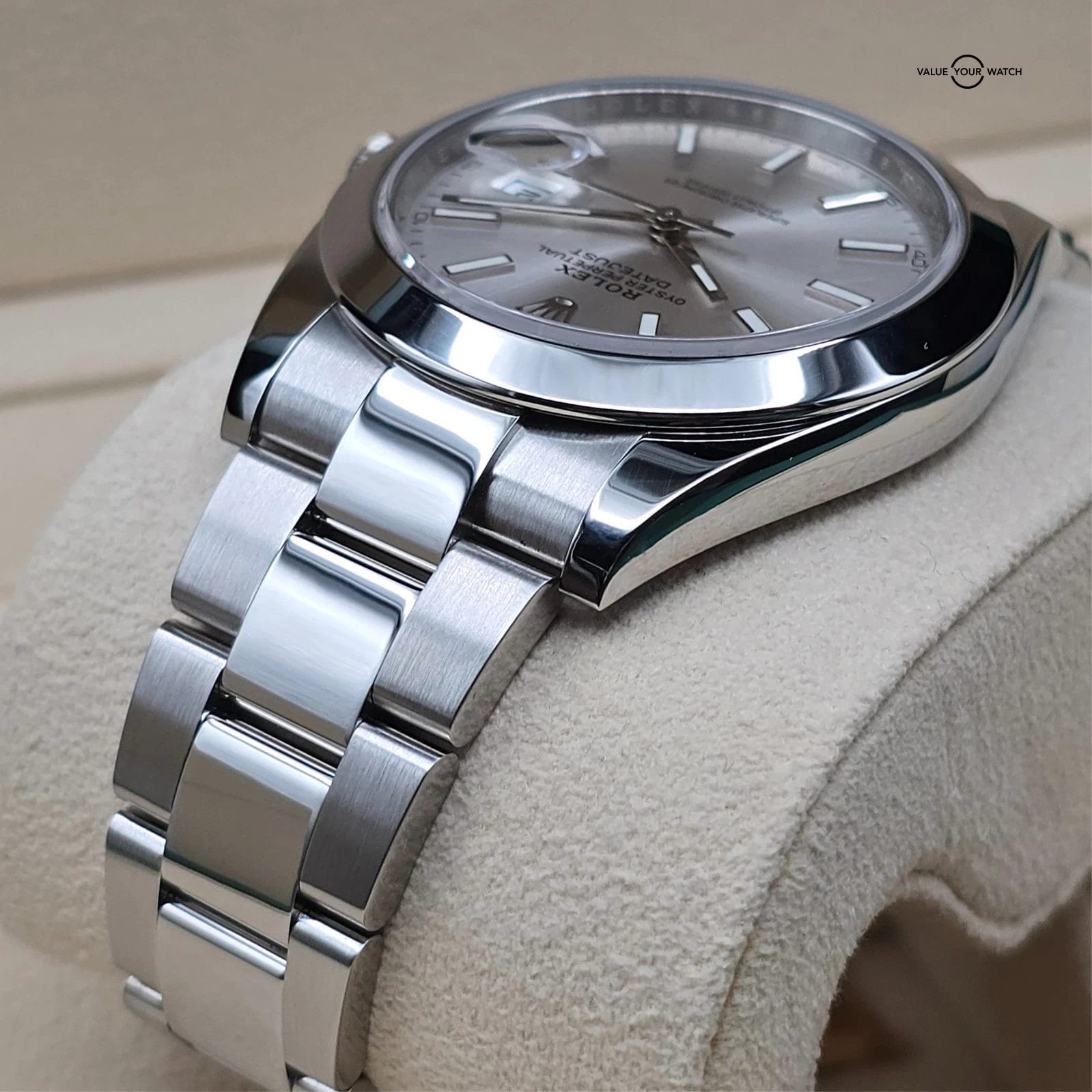 Rolex Datejust 41mm, steel with Silver dial on oyster bracelet. Full set 2023! - Image 4